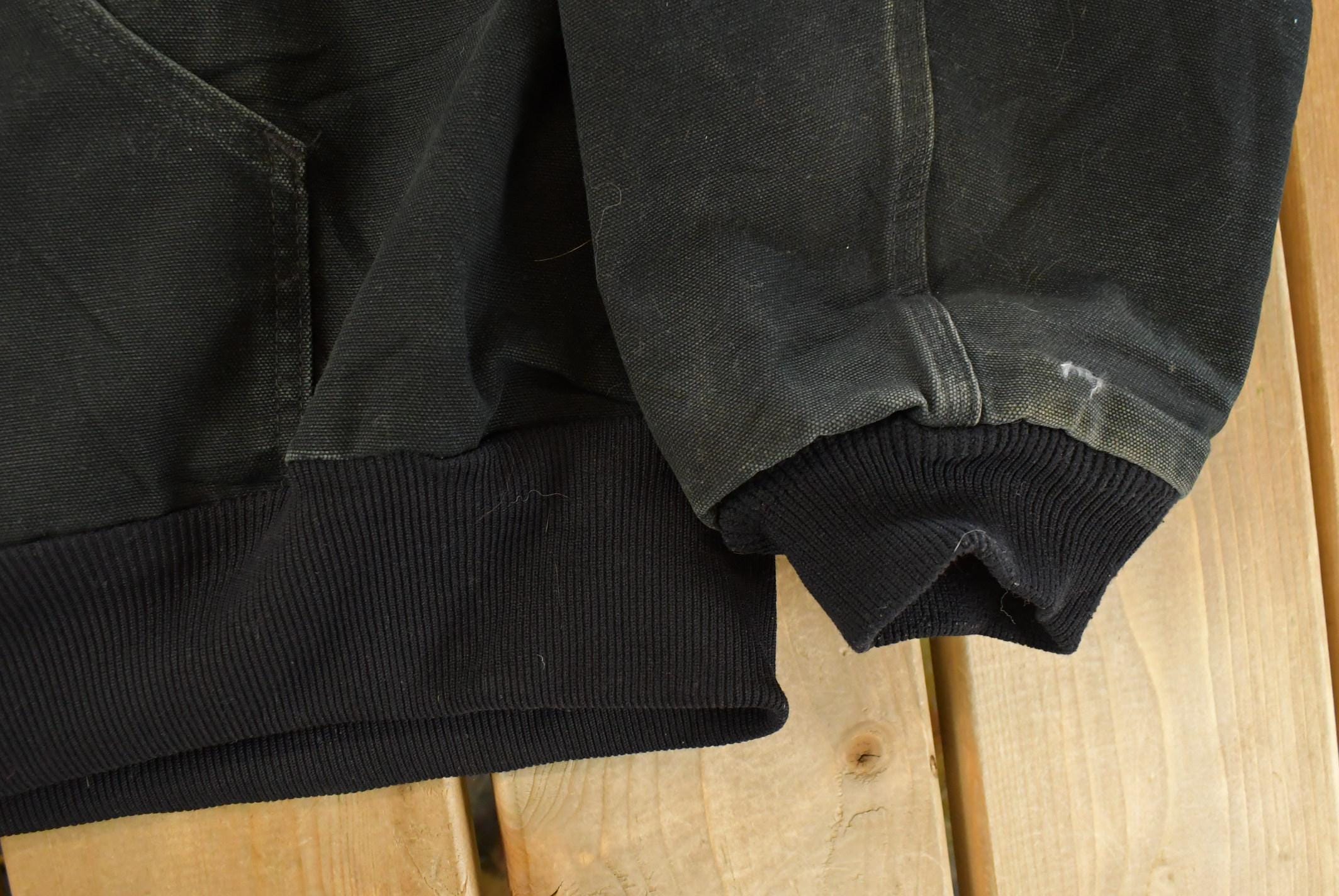 Vintage 1990s Carhartt Canvas Hooded Jacket Men's 3XL Tall - Image 4