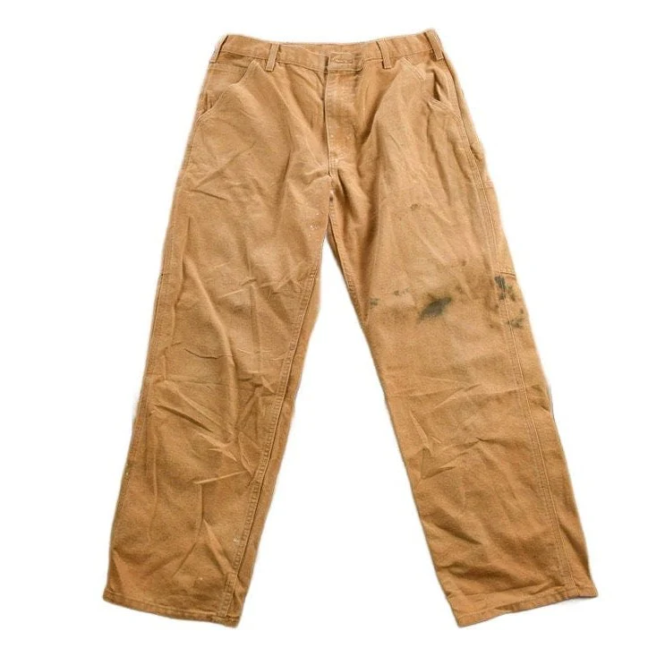 Vintage 1990s Carhartt Carpenter Pants Men's 33 x 29 - Image 2