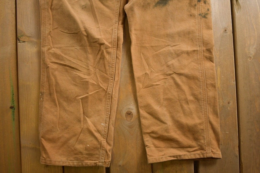 Vintage 1990s Carhartt Carpenter Pants Men's 33 x 29 - Image 5