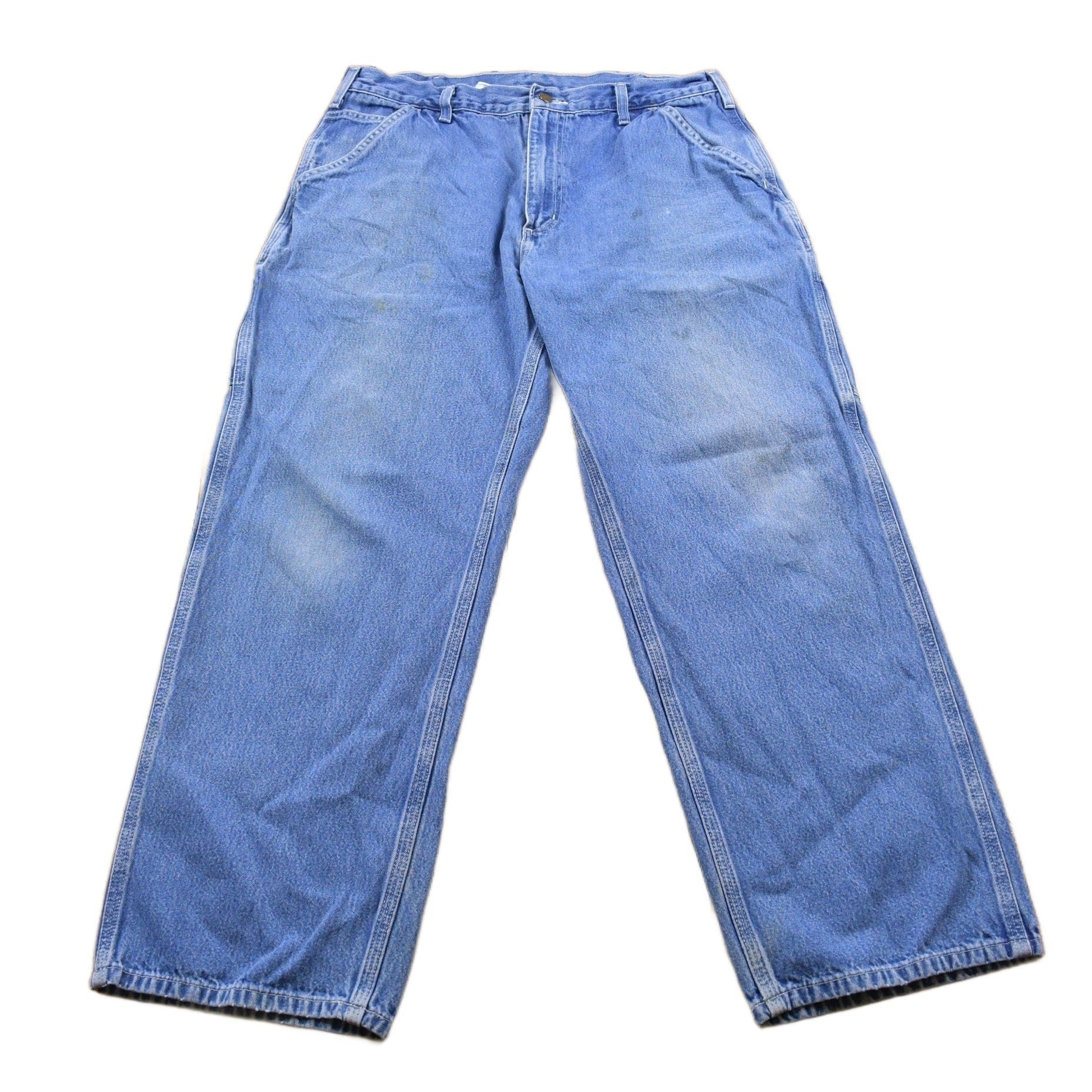 Vintage 1990s Carhartt Carpenter Work Pants Men's 34 x 29 - Image 2