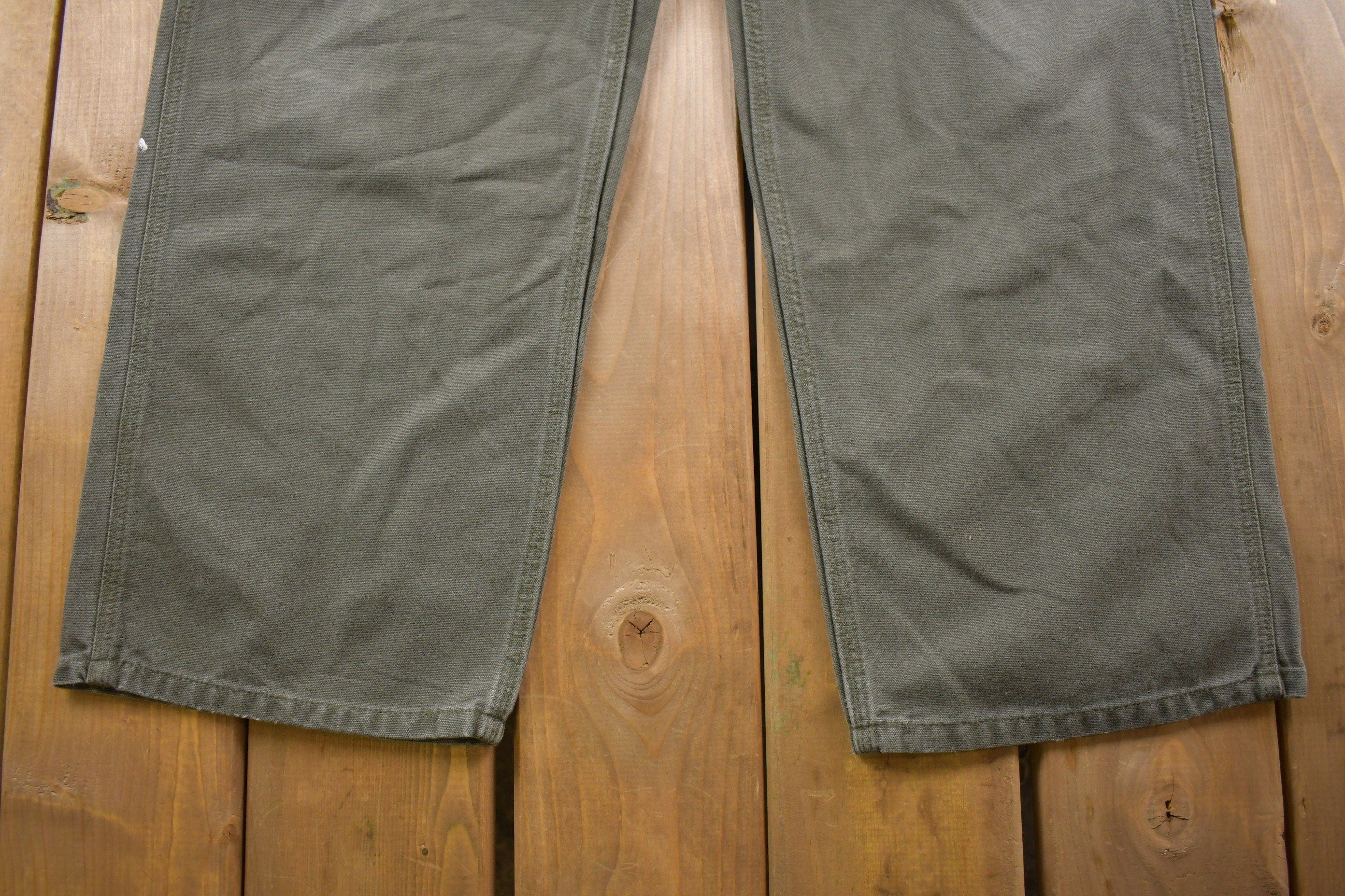 Vintage 1990s Carhartt Carpenter Work Pants Men's 38 x 31 - Image 4