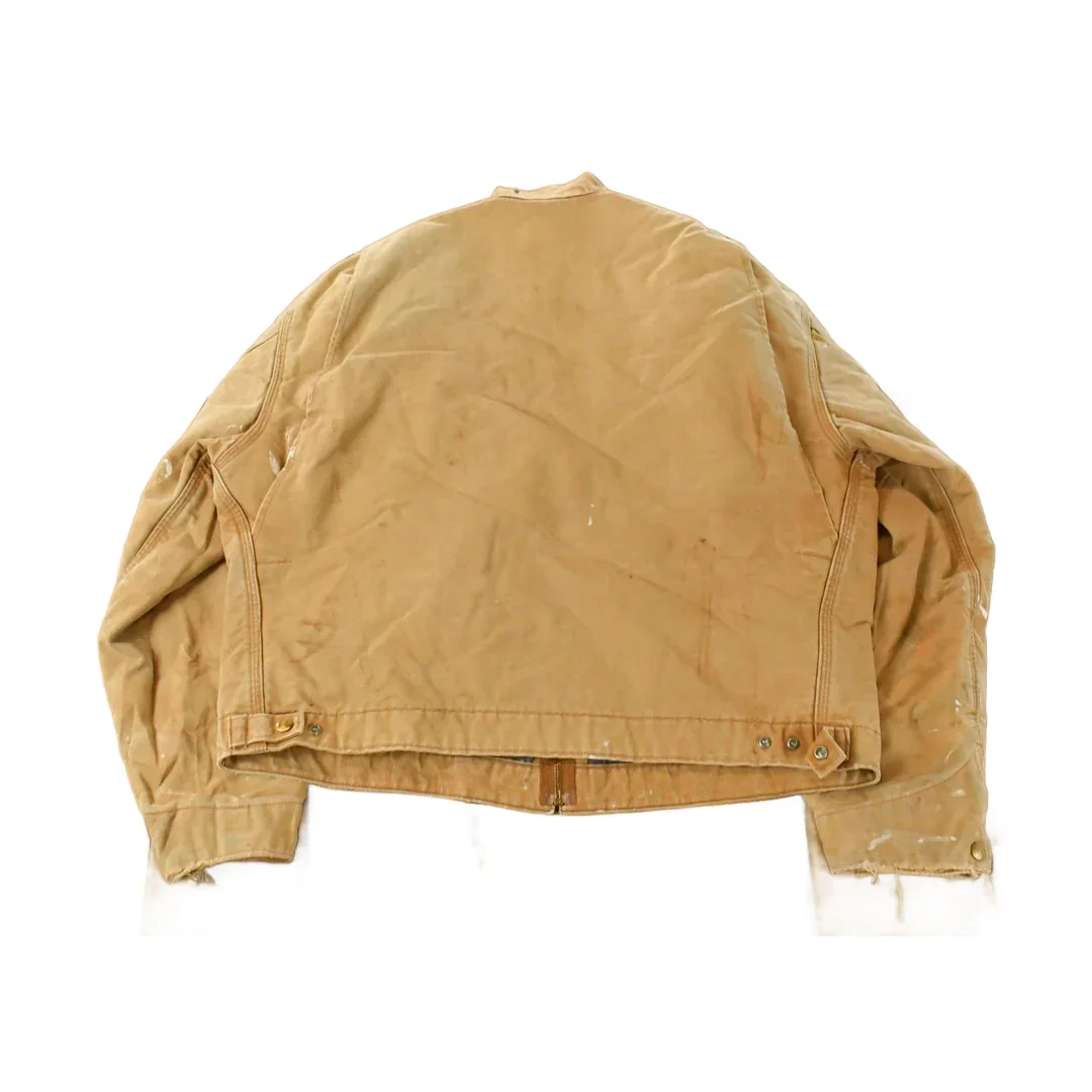 Vintage 1990s Carhartt Detroit Jacket Blanket Lined Men's Large - Image 2