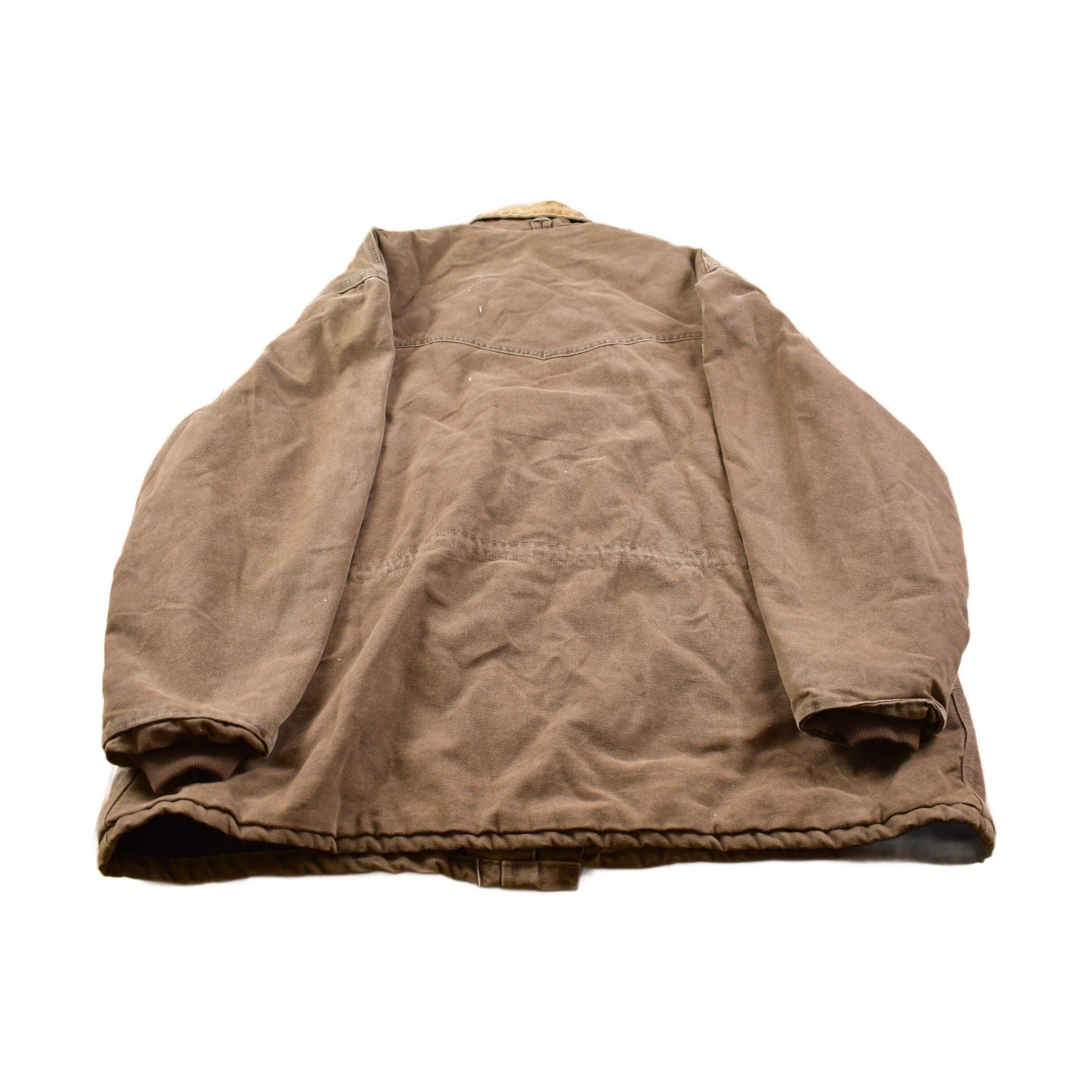 Vintage 1990s Carhartt Diomond Quilt Lined Chore Coat Men's 2XL - Image 2