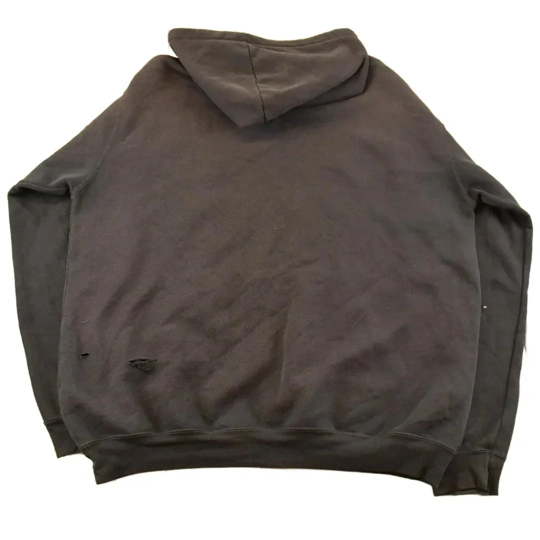 Vintage 1990s Carhartt Distressed Hoodie Men's XL - Image 2