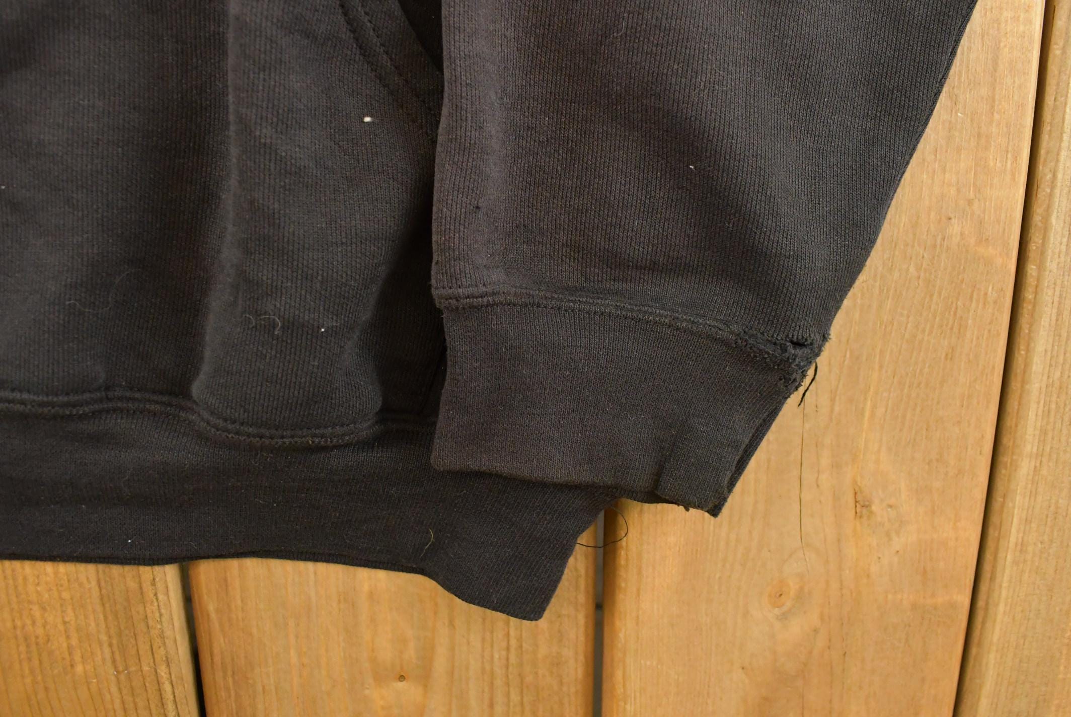 Vintage 1990s Carhartt Distressed Hoodie Men's XL - Image 4
