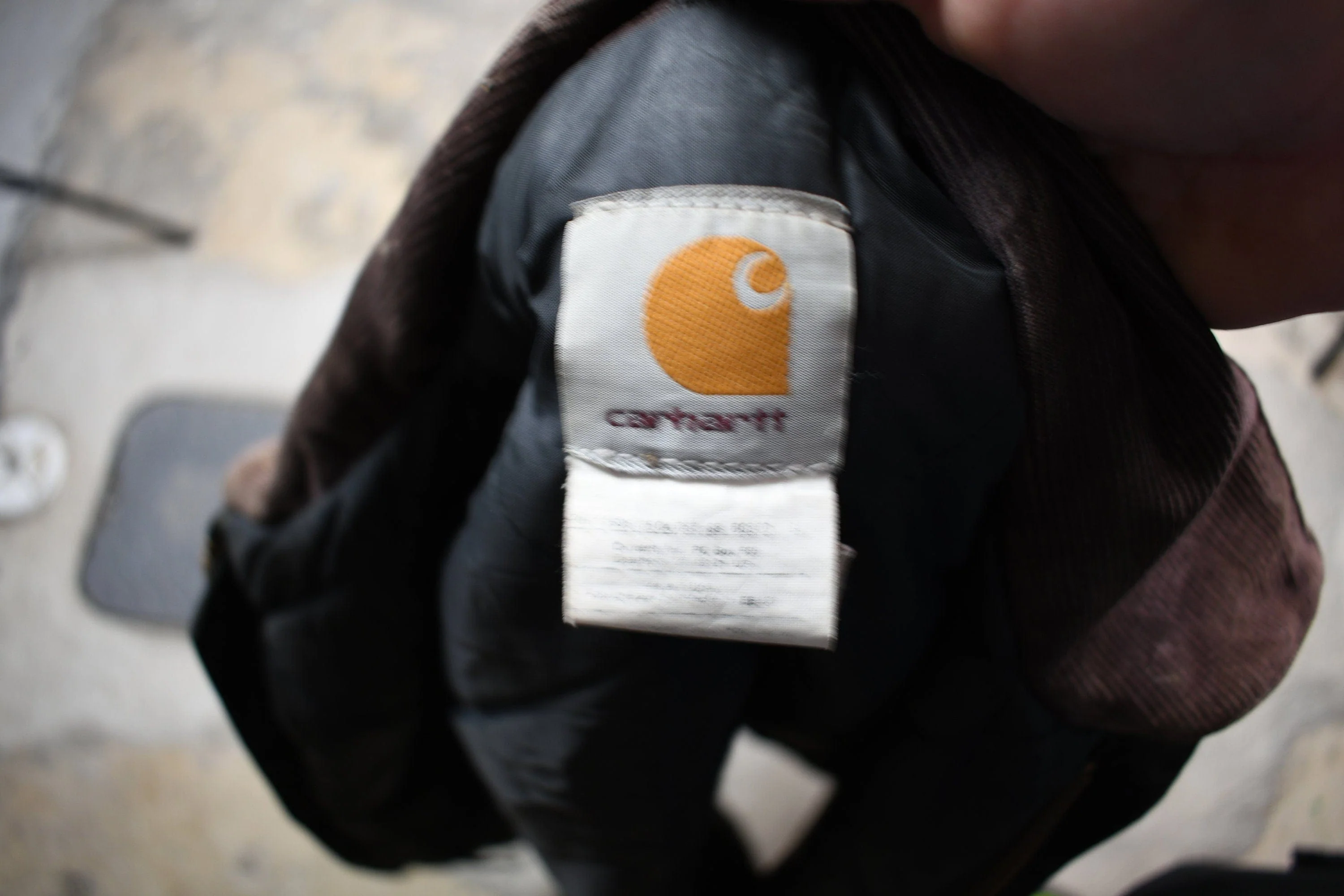 Vintage 1990s Carhartt Full Zip Workwear Chore Coat Men's Large - Image 8