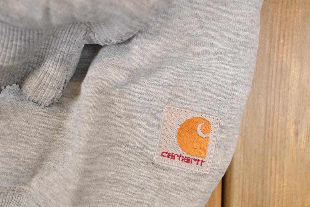 Vintage 1990s Carhartt Heavyweight Embroidered Crewneck Sweatshirt Mens 3X - Image 3