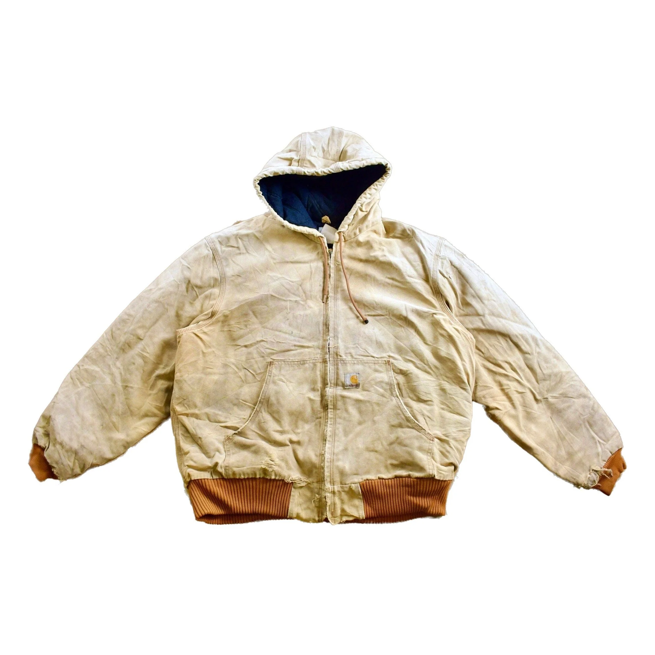 Vintage 1990s Carhartt Hooded Jacket Men's Large