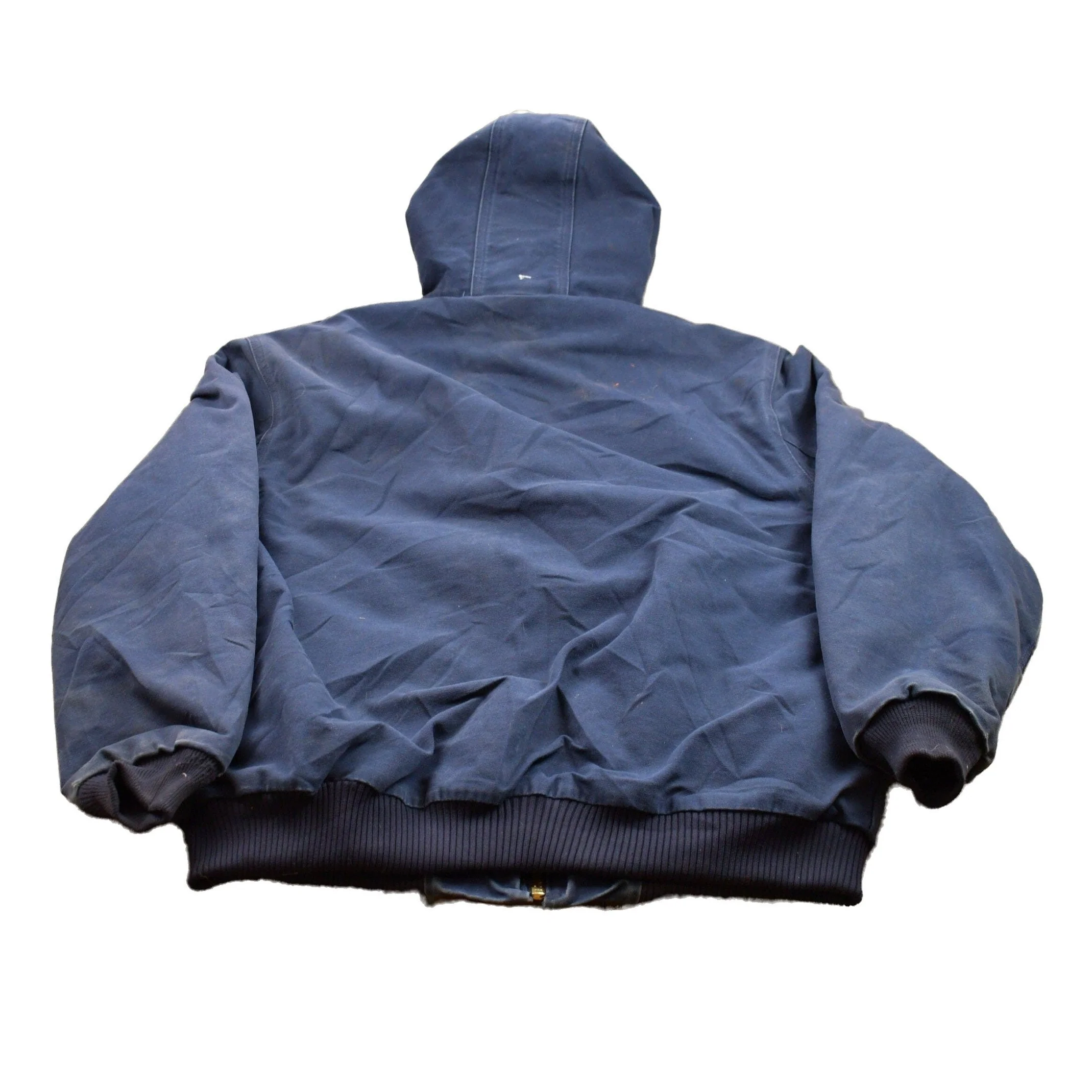 Vintage 1990s Carhartt Hooded Jacket Men's XL - Image 2