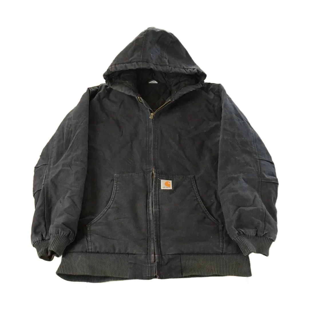 Vintage 1990s Carhartt Hooded Jacket Youth XL