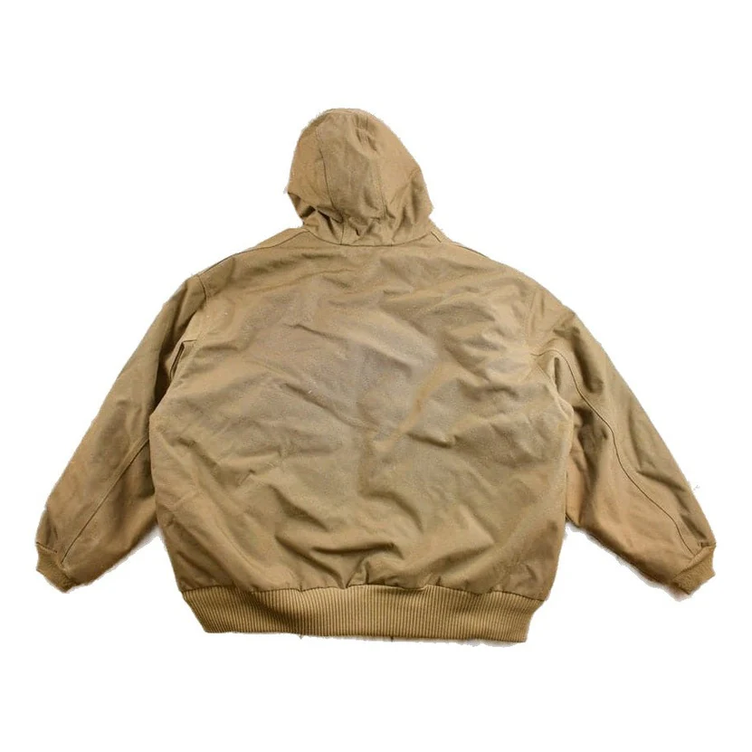Vintage 1990s Carhartt Hooded Work Jacket Men's 3XL - Image 2