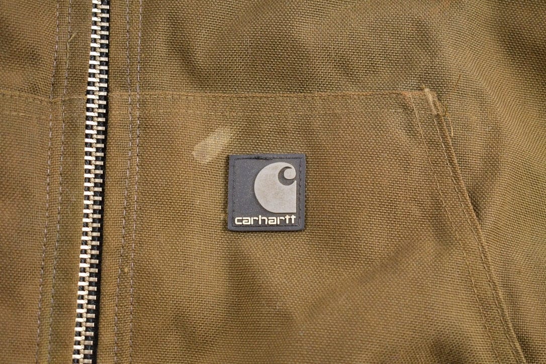Vintage 1990s Carhartt Hooded Work Jacket Men's 3XL - Image 3