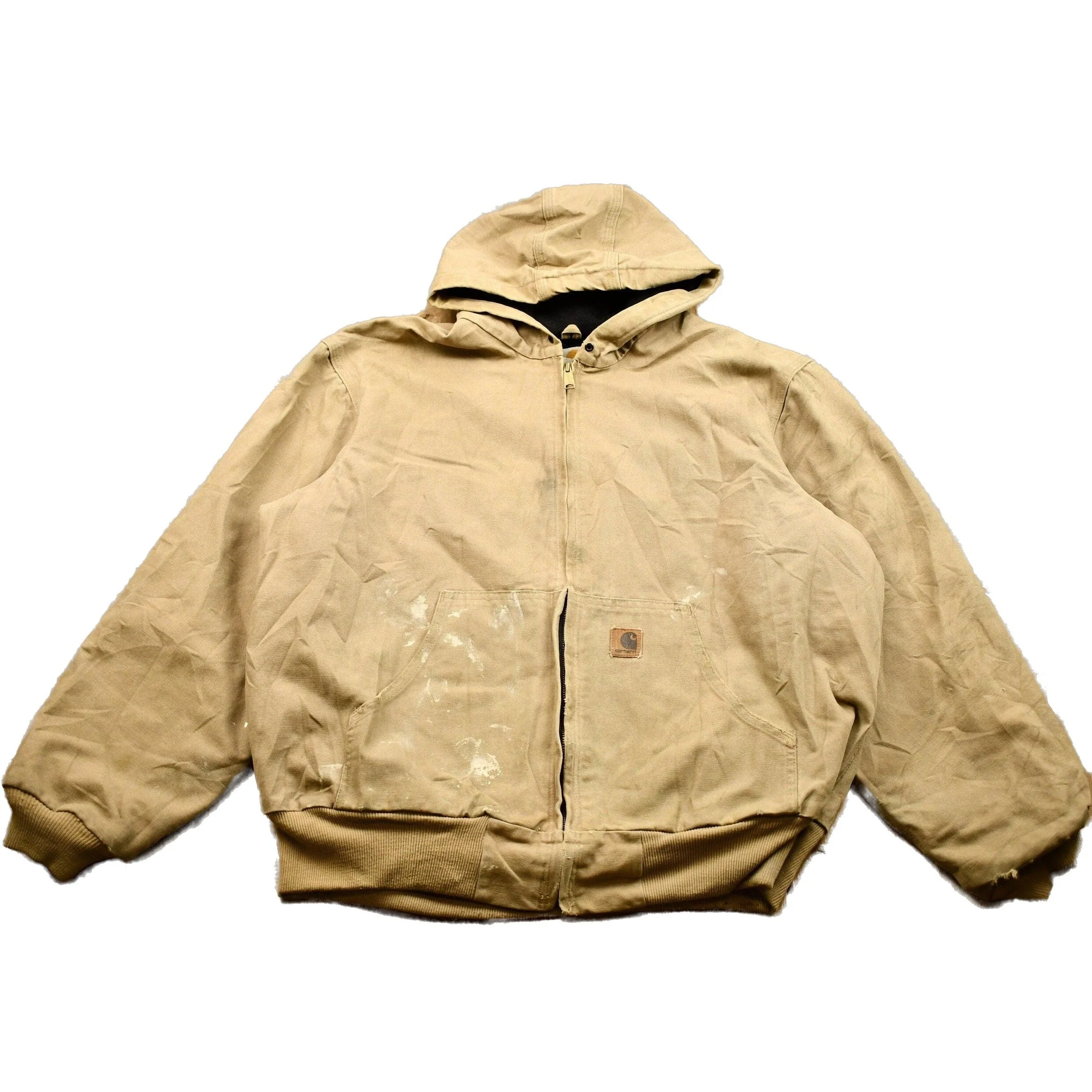 Vintage 1990s Carhartt Hooded Work Jacket Men's XL