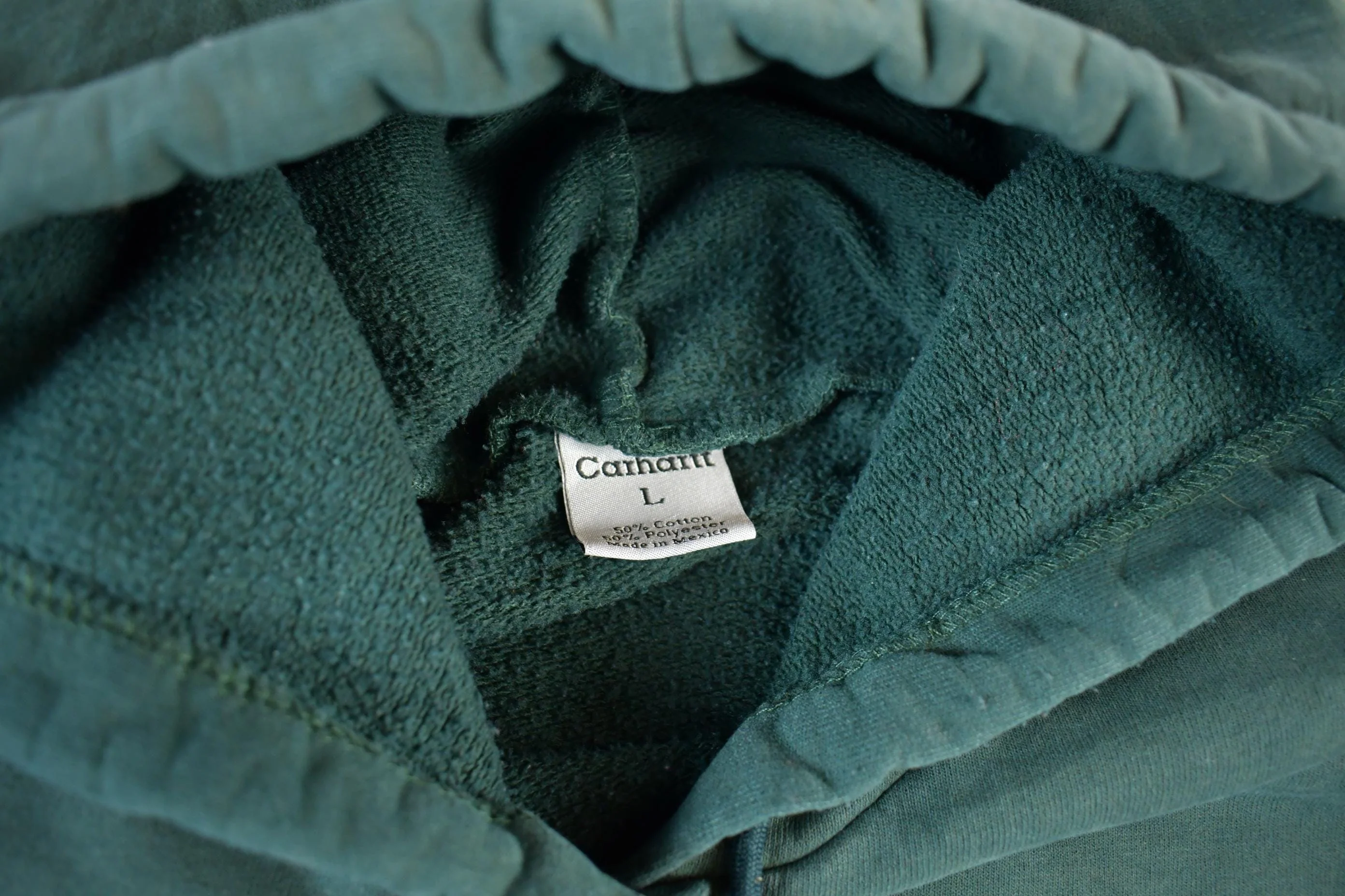 Vintage 1990s Carhartt Hoodie Sweatshirt Men's Large - Image 6