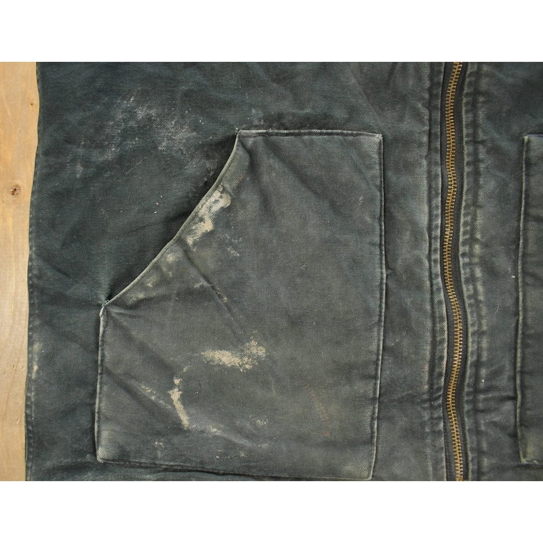 Vintage 1990s Carhartt Jacket Vest Mens Large Tall - Image 3