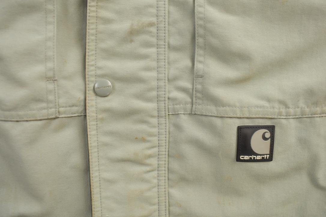 Vintage 1990s Carhartt Mesh Lined Windbreaker Distressed Jacket Men's Large - Image 4