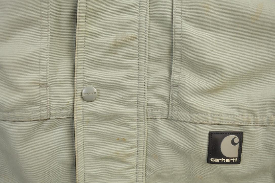 Vintage 1990s Carhartt Mesh Lined Windbreaker Distressed Jacket Men's Large - Image 9