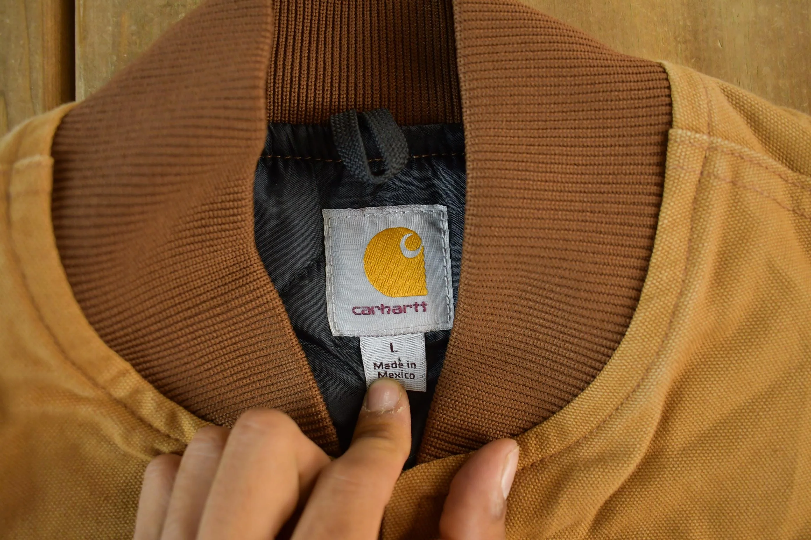 Vintage 1990s Carhartt Quilt Lined Jacket Vest Mens Large - Image 6