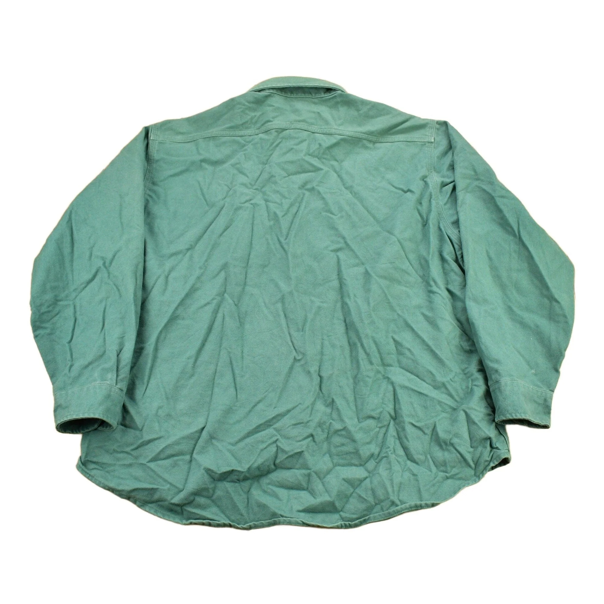 Vintage 1990s Carhartt Rugged Outdoor Wear Button Up Shirt Men's 2XL - Image 2