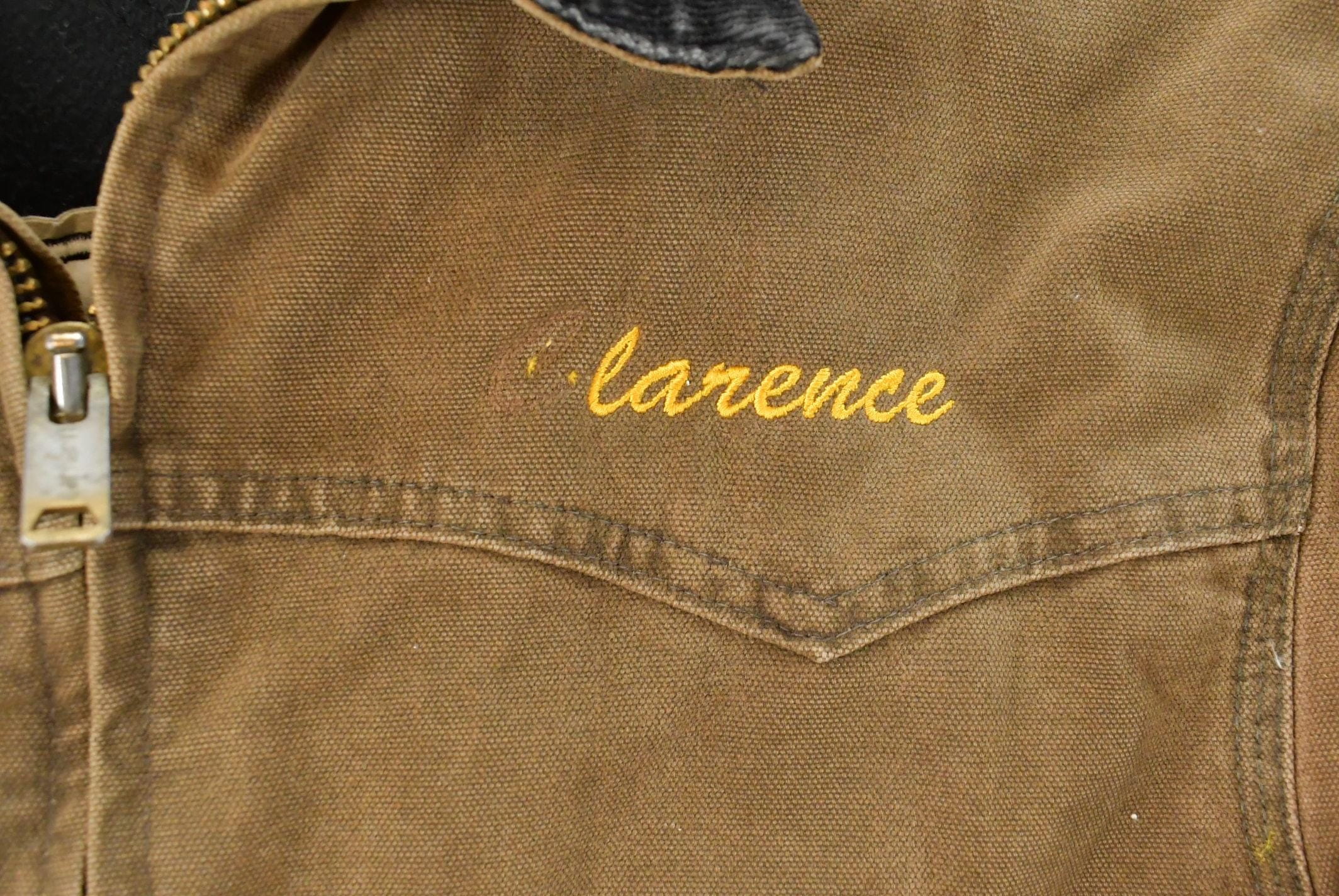 Vintage 1990s Carhartt Santa Fe Canvas Jacket Men's Large Tall - Image 4