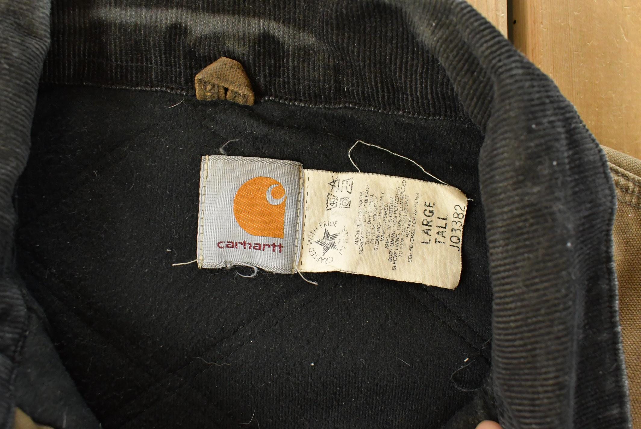 Vintage 1990s Carhartt Santa Fe Canvas Jacket Men's Large Tall - Image 5