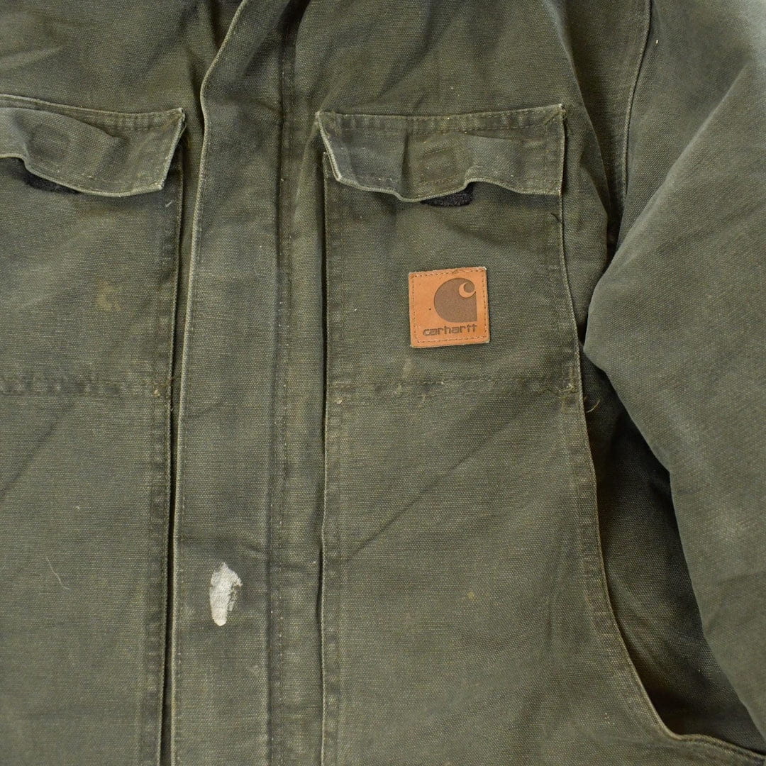 Vintage 1990s Carhartt Traditional Work Jacket Men's XL Tall - Image 3