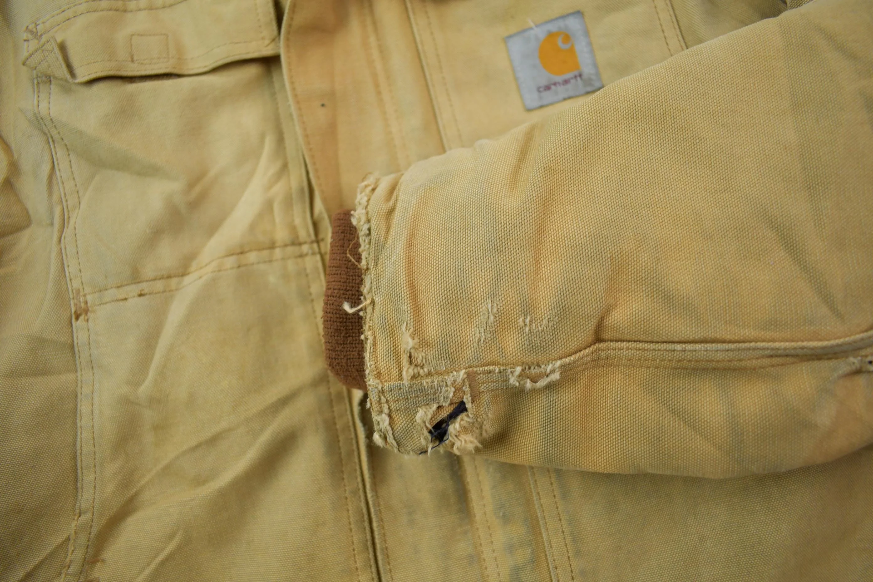 Vintage 1990s Carhartt Work Jacket Men's XL - Image 6