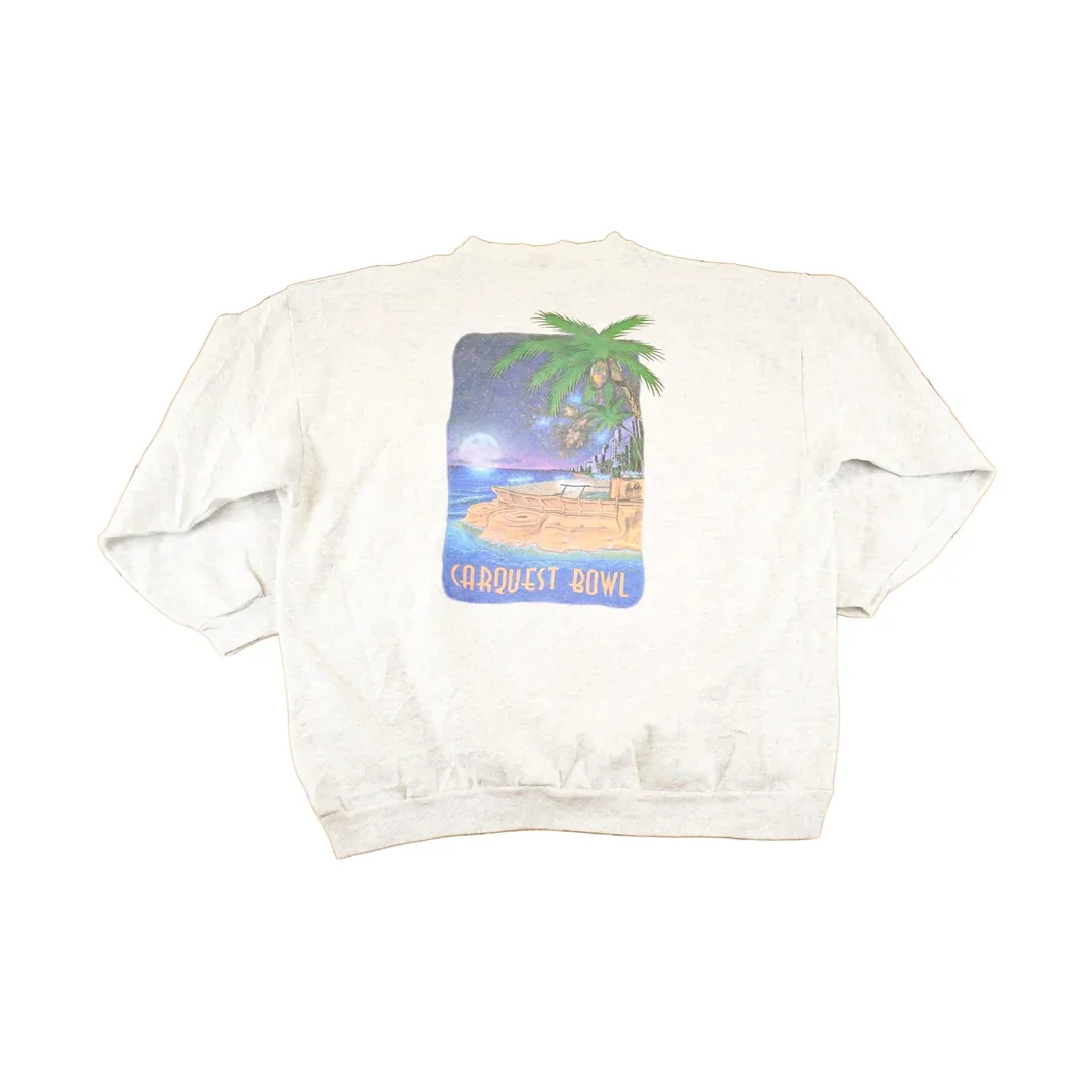 Vintage 1990s Carquest Bowl Souvenir Crewneck Sweatshirt Men's XL