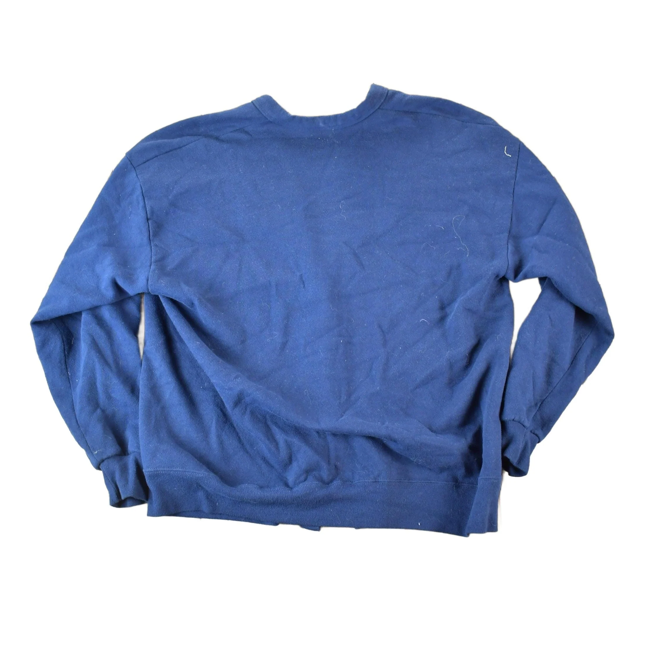 Vintage 1990s Cartoon Schoolhouse Cardigan Sweatshirt Mens L - Image 2