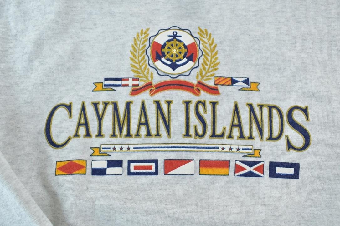 Vintage 1990s Cayman Island Crewneck Sweatshirt Made In USA Men's M - Image 3