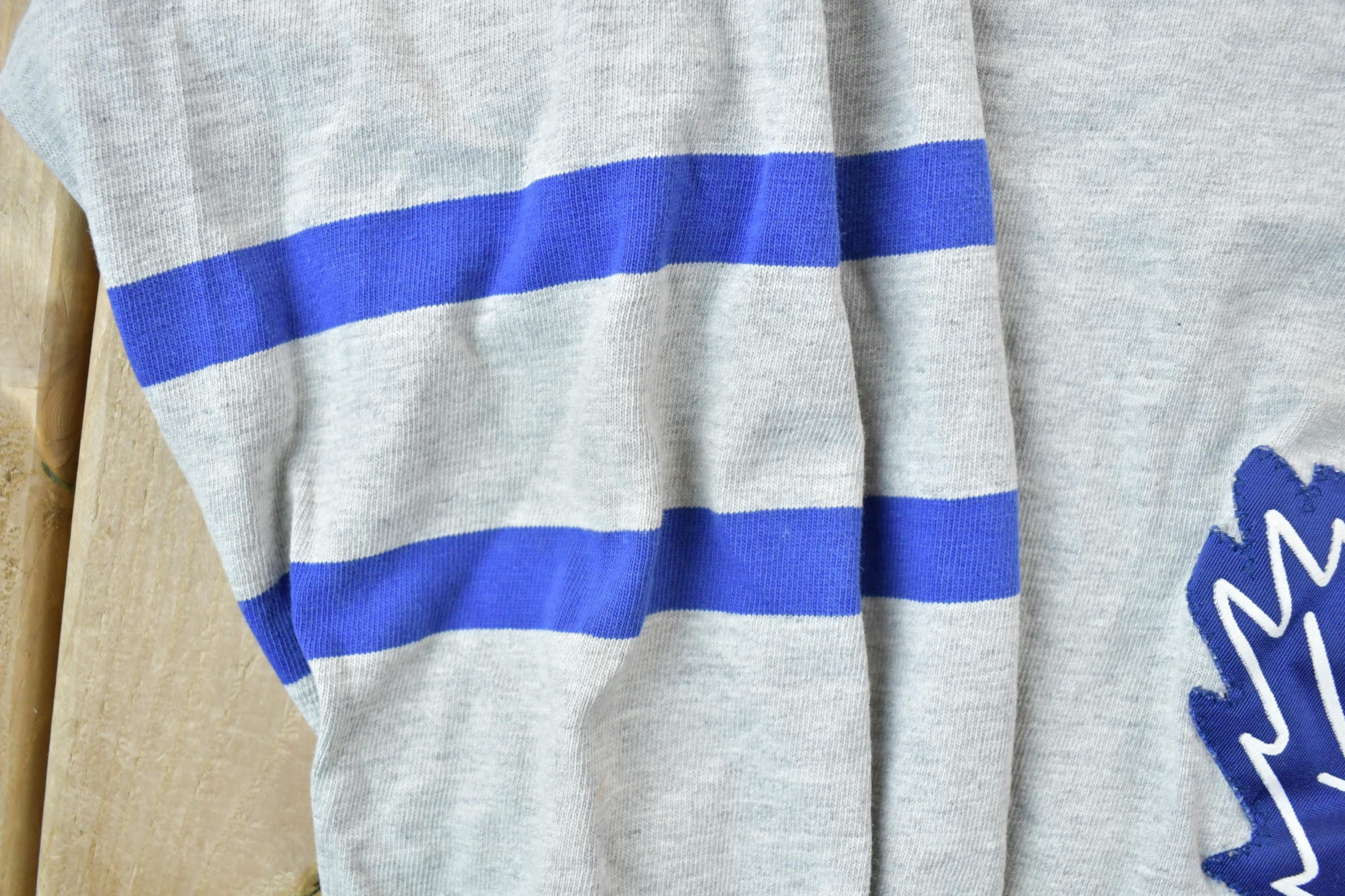 Vintage 1990s CCM Toronto Maple Leafs NHL Hockey Crewneck Sweatshirt Men's Large - Image 7