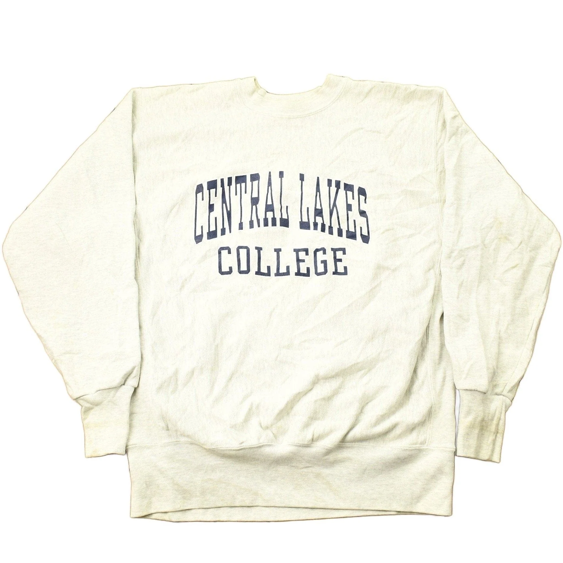 Vintage 1990s Central Lakes College Collegiate Crewneck Men's XL