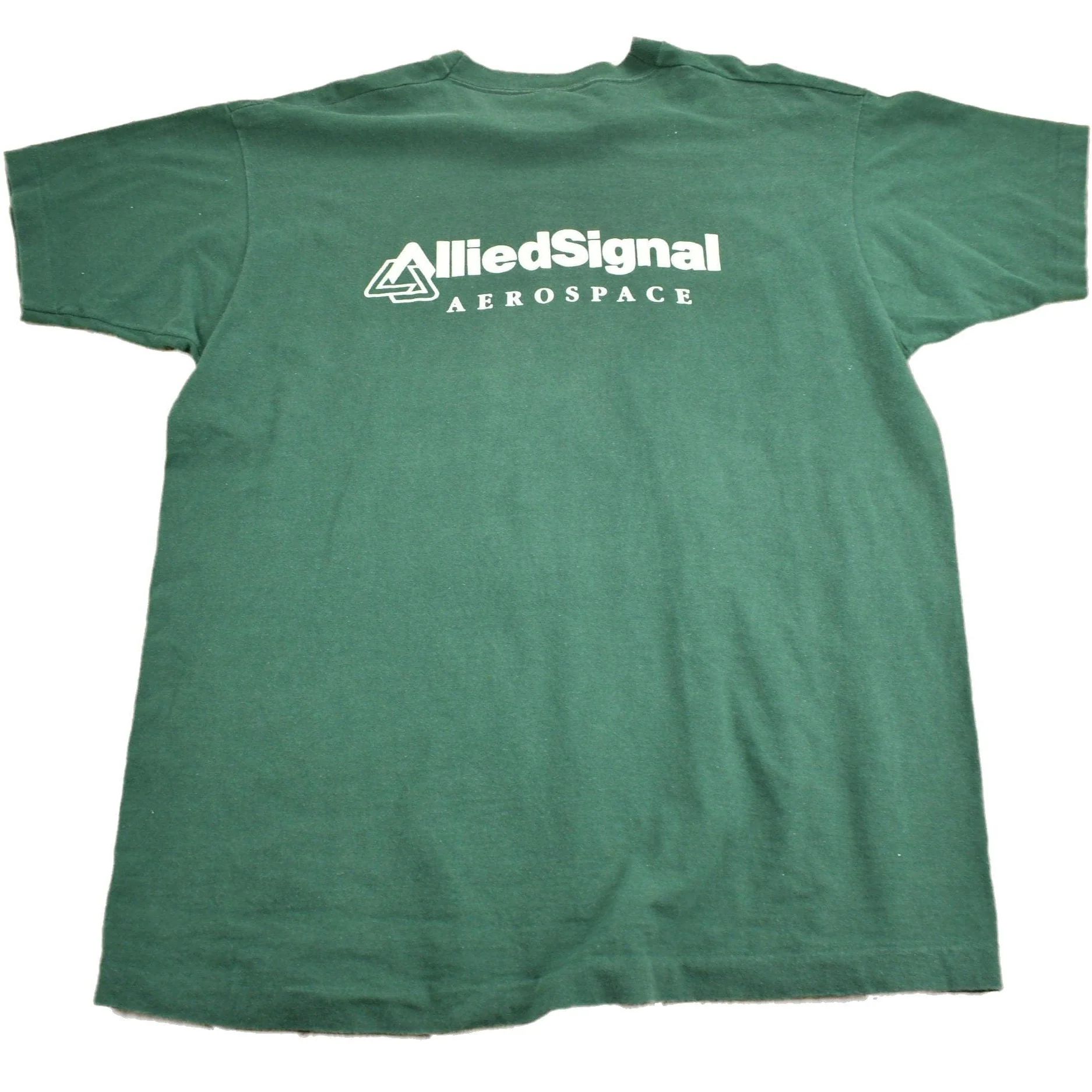 Vintage 1990s CFC Free And Friendly Allied Signal Aerospace Graphic T Shirt Men's XL - Image 2