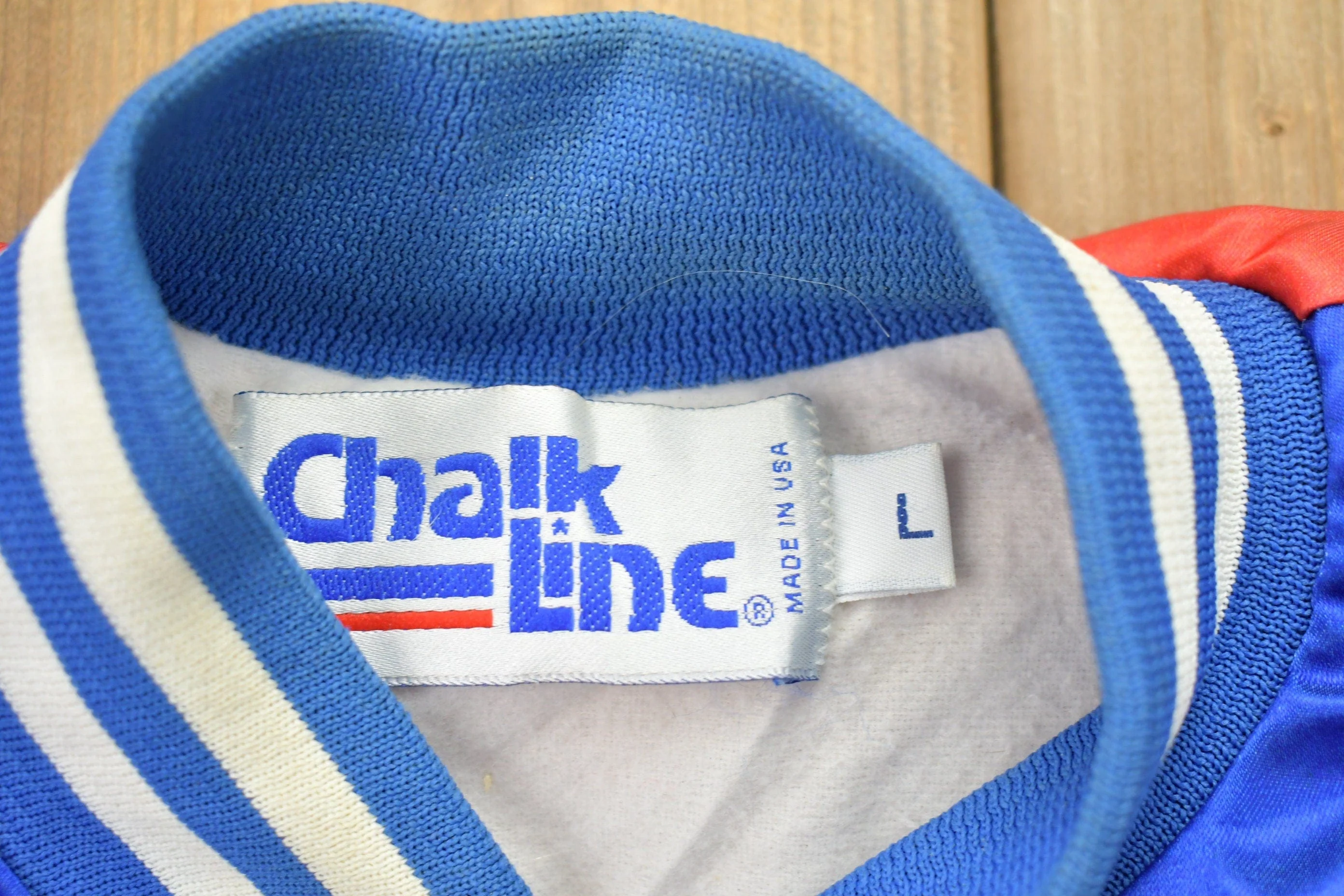 Vintage 1990s Chalk Line Los Angeles Dodgers MLB Satin Bomber Men's Large - Image 5