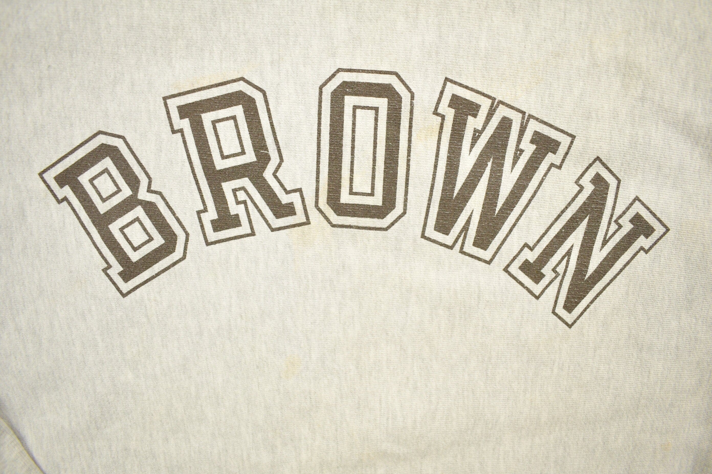 Vintage 1990s Champion Brown University Graphic Crewneck Men's XL - Image 5