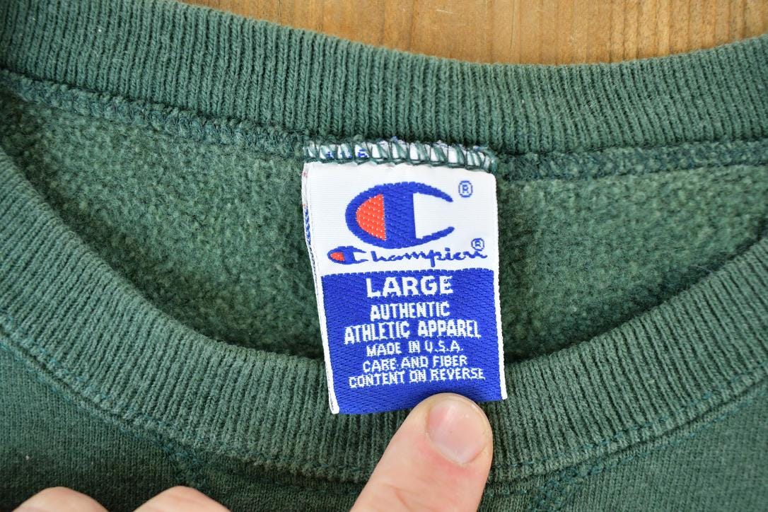 Vintage 1990s Champion Dealer Network Sweatshirt Men's Large - Image 3