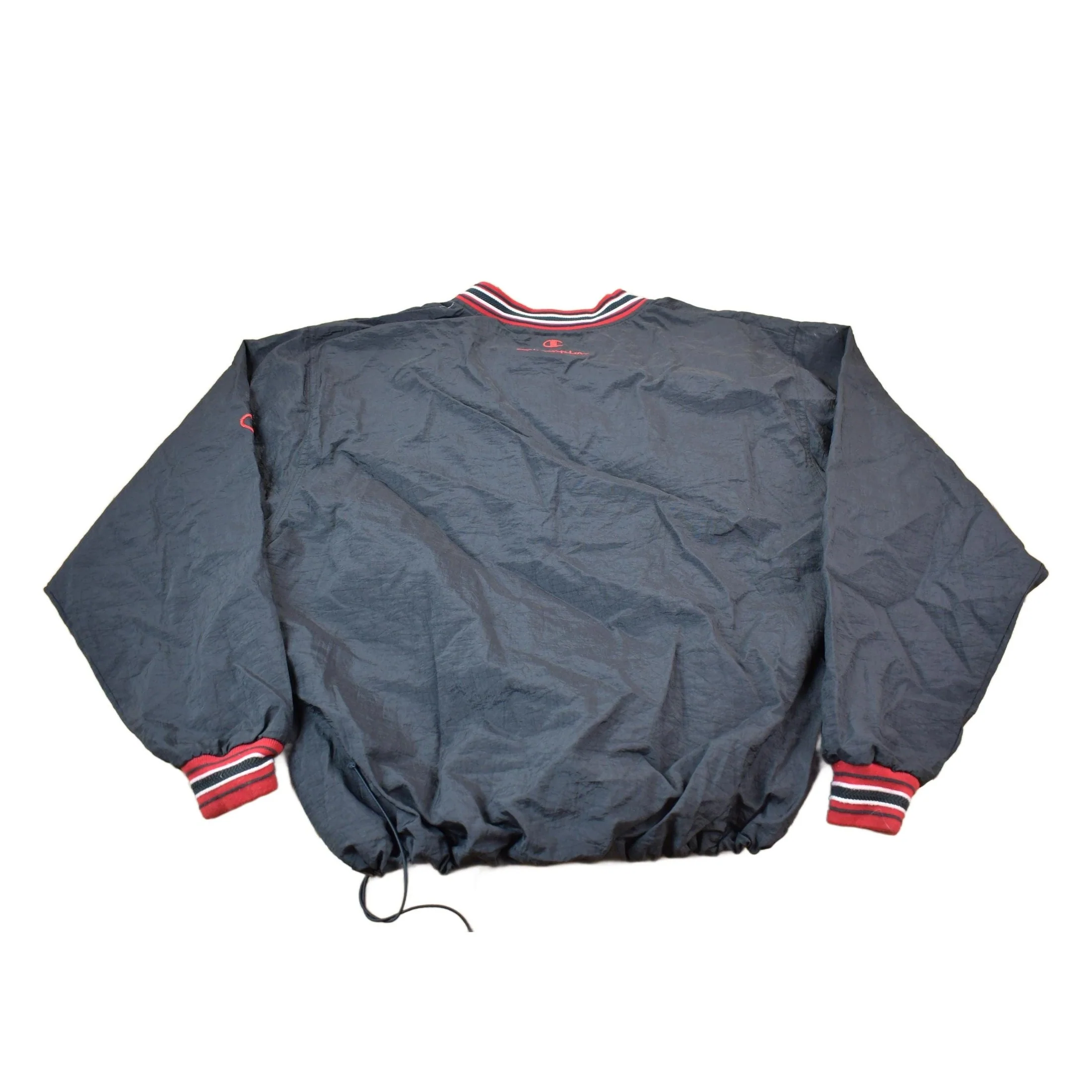 Vintage 1990s Champion Embroidered Spell Out Windbreaker Men's Large - Image 2