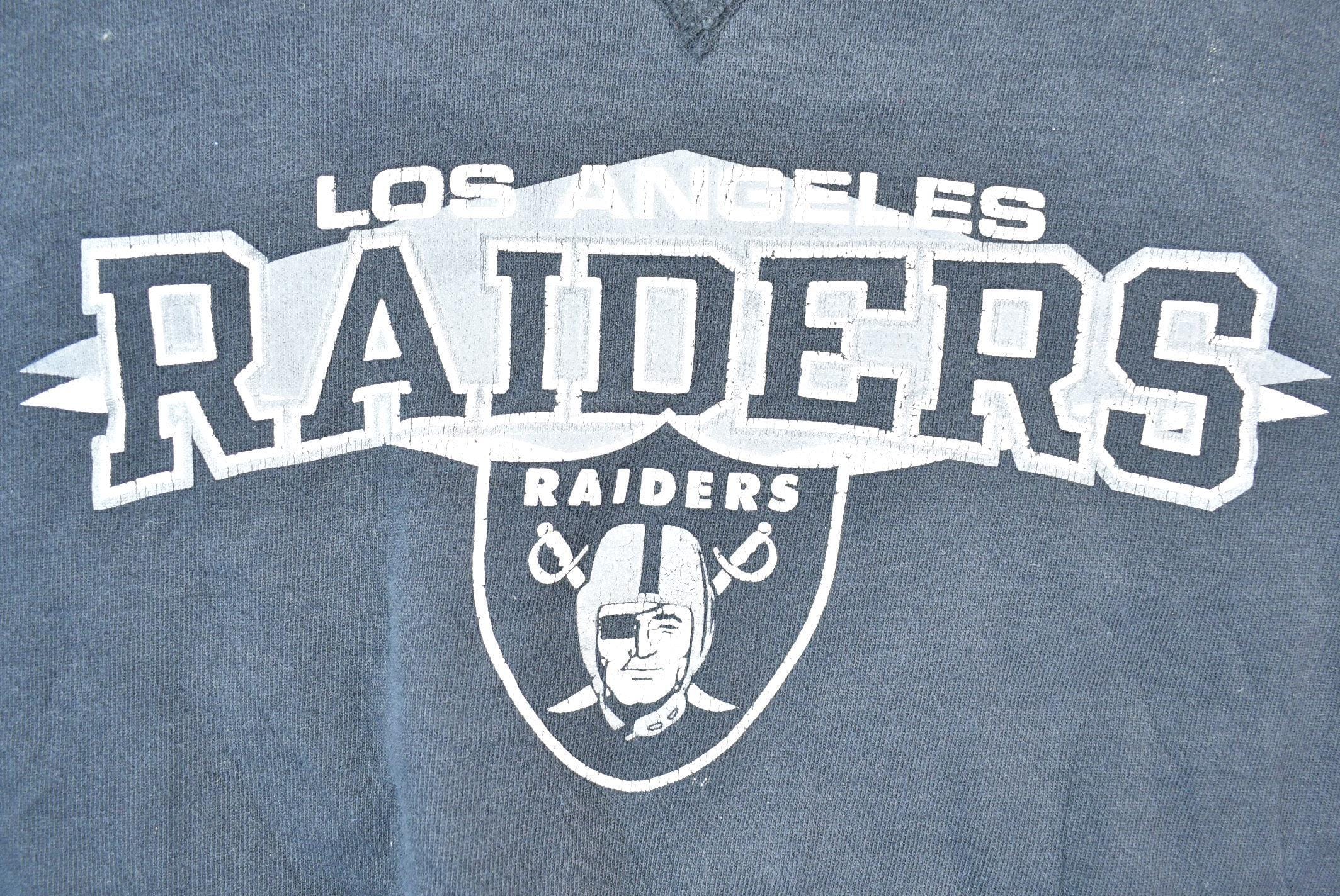 Vintage 1990s Champion Los Angeles Raiders NFL Crewneck Sweatshirt Men's XL - Image 5
