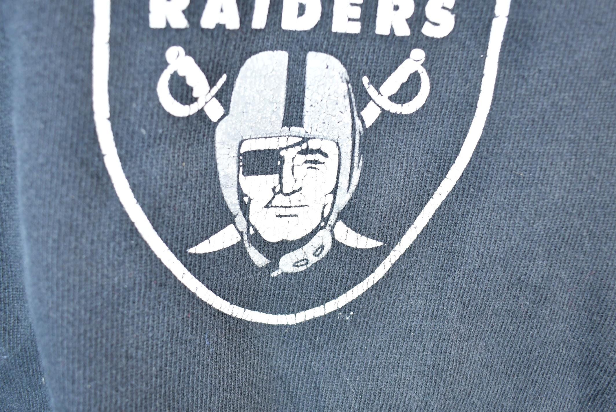 Vintage 1990s Champion Los Angeles Raiders NFL Crewneck Sweatshirt Men's XL - Image 6