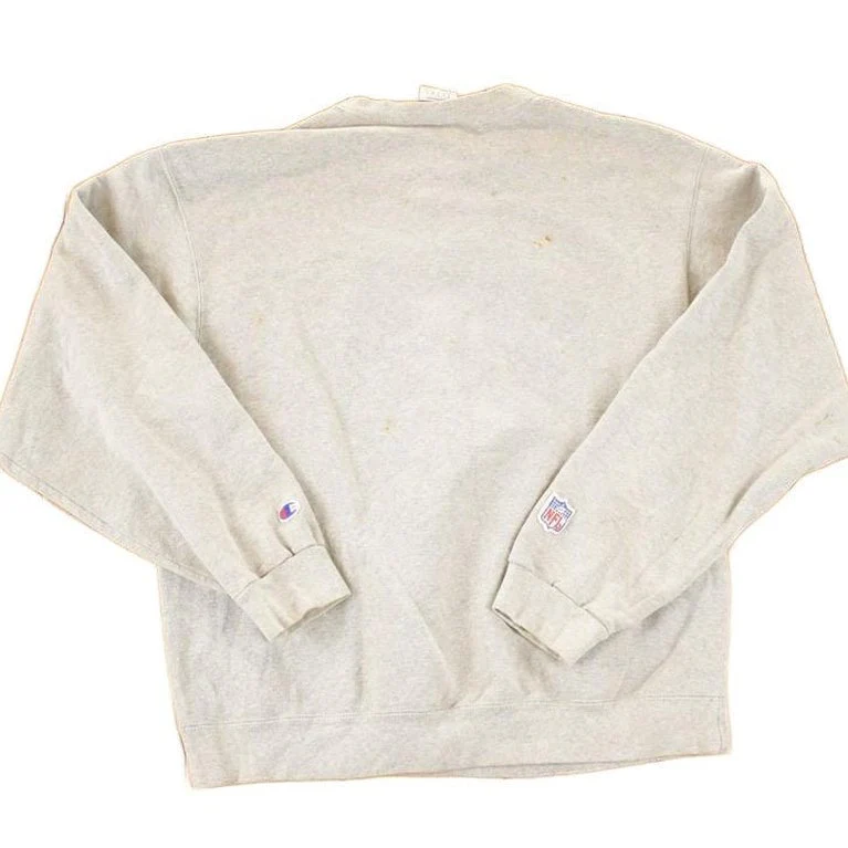 Vintage 1990s Champion Minnesota Vikings Embroidered NFL Crewneck Sweatshirt Men's L - Image 2