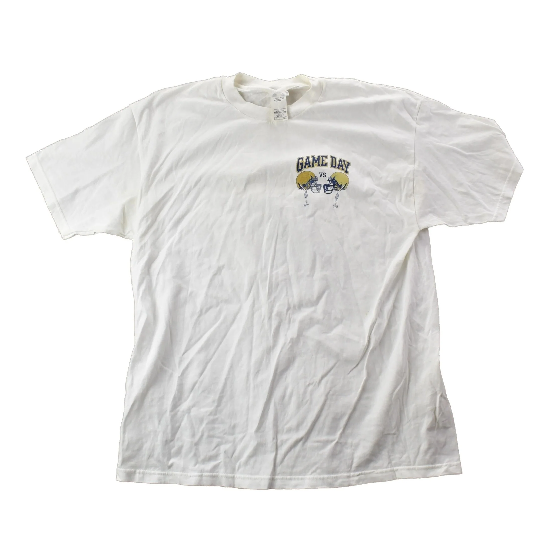 Vintage 1990s Champion Notre Dame Game Day NFL Graphic T-Shirt Men's XL