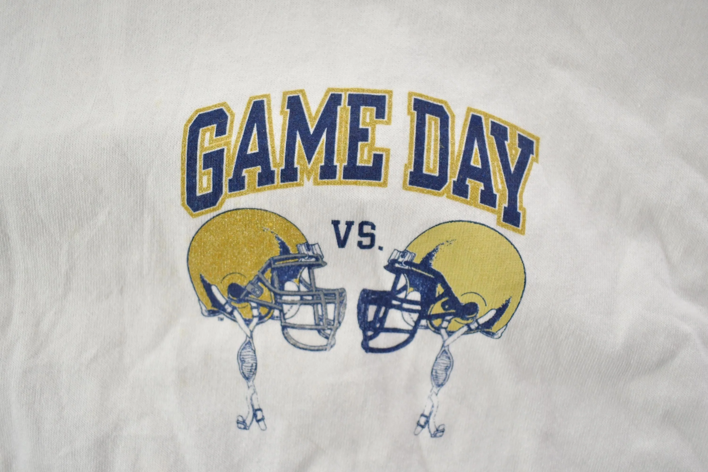 Vintage 1990s Champion Notre Dame Game Day NFL Graphic T-Shirt Men's XL - Image 4