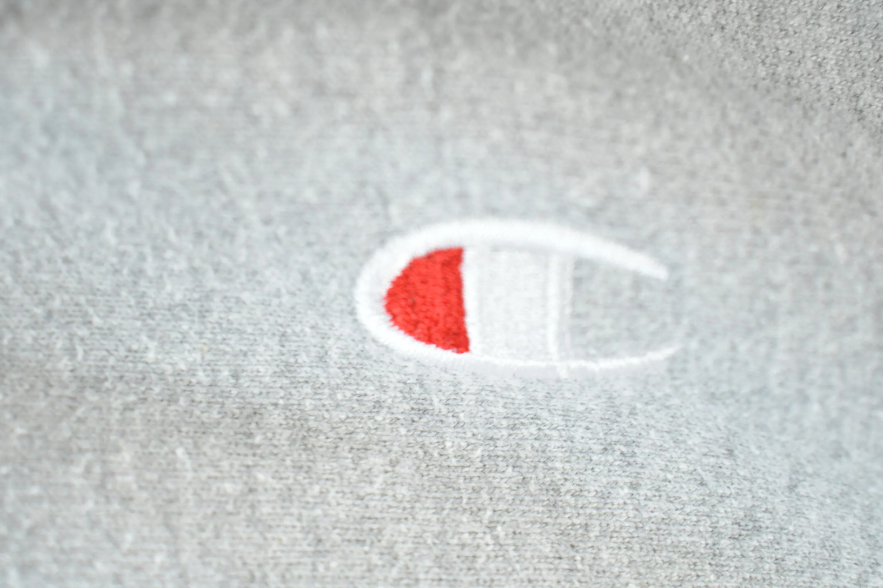 Vintage 1990s Champion Reverse Weave Heather Grey Hoodie Sweatshirt Men's 2XL - Image 4