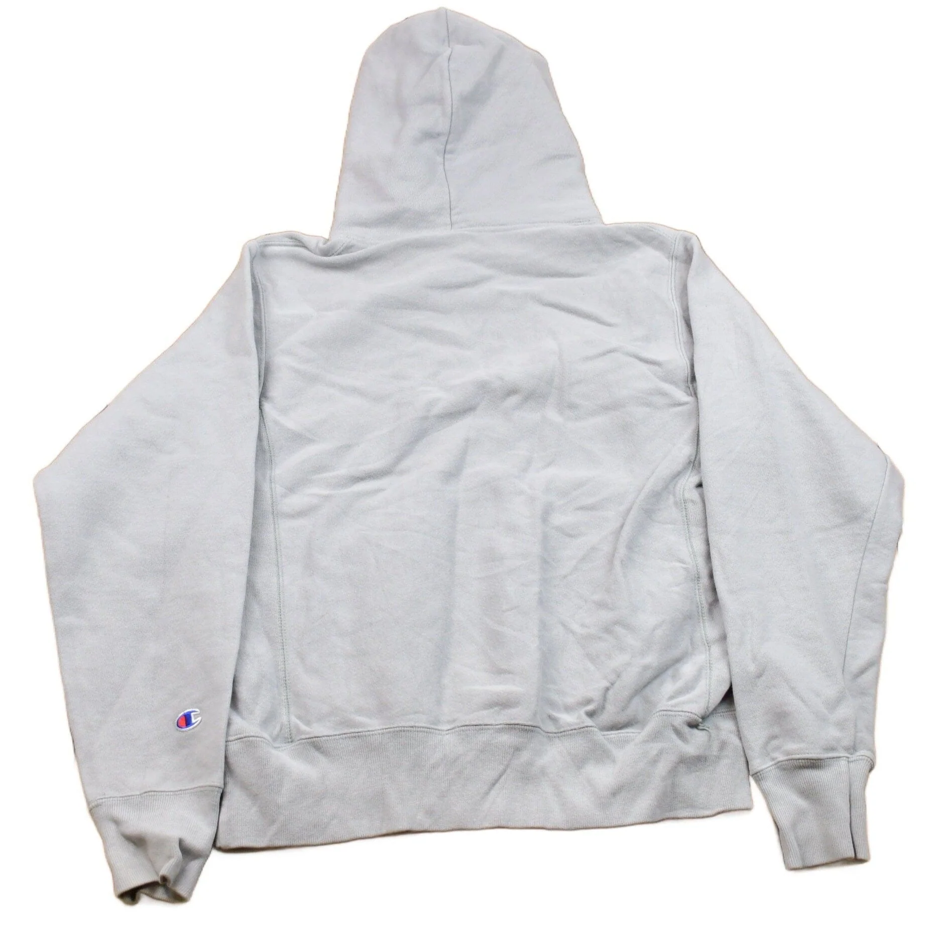 Vintage 1990s Champion Reverse Weave Hooded Sweatshirt Men's Small - Image 2