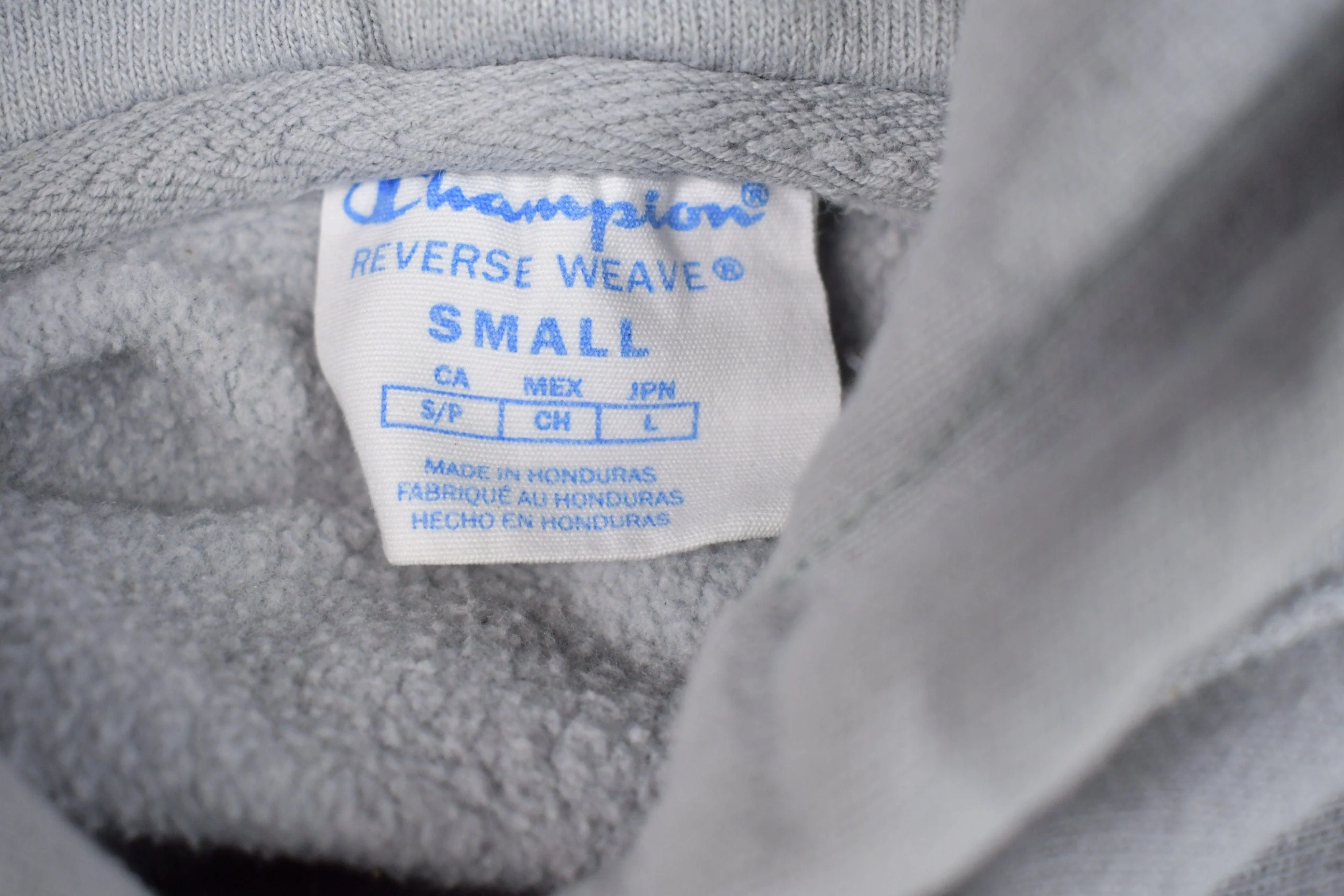 Vintage 1990s Champion Reverse Weave Hooded Sweatshirt Men's Small - Image 3