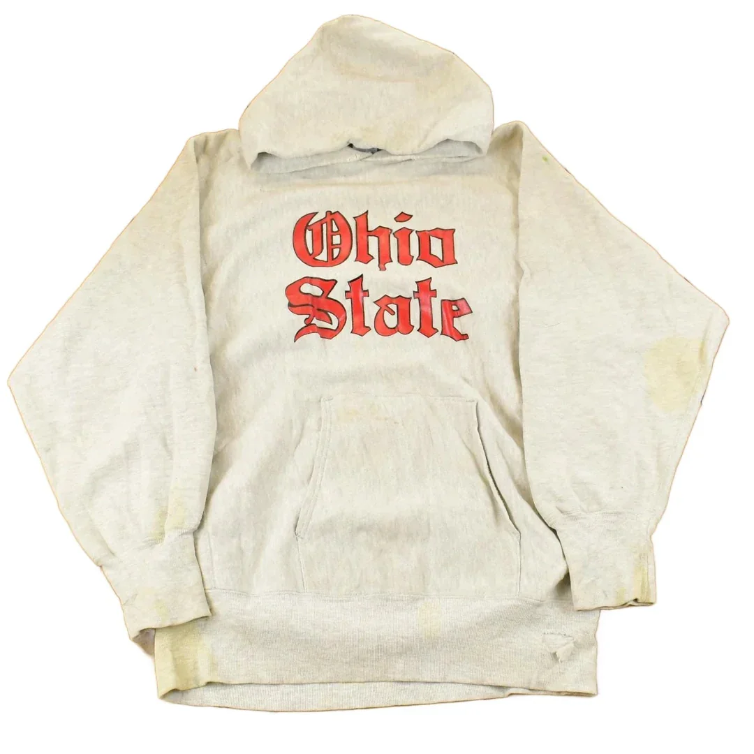 Vintage 1990s Champion Reverse Weave University of Ohio State Buckeyes Collegiate Hoodie Men's XL