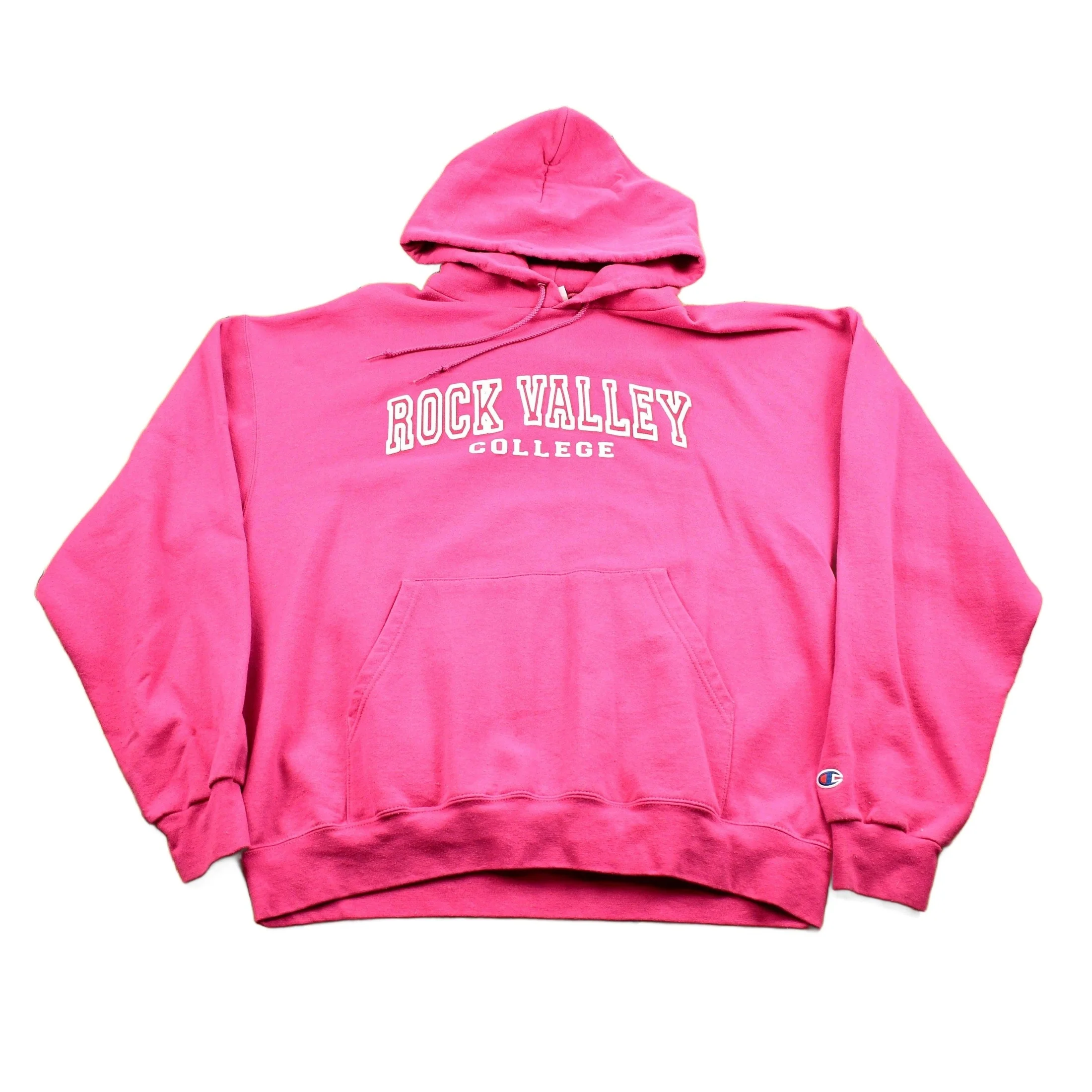 Vintage 1990s Champion Rock Valley College Hoodie Men's XL