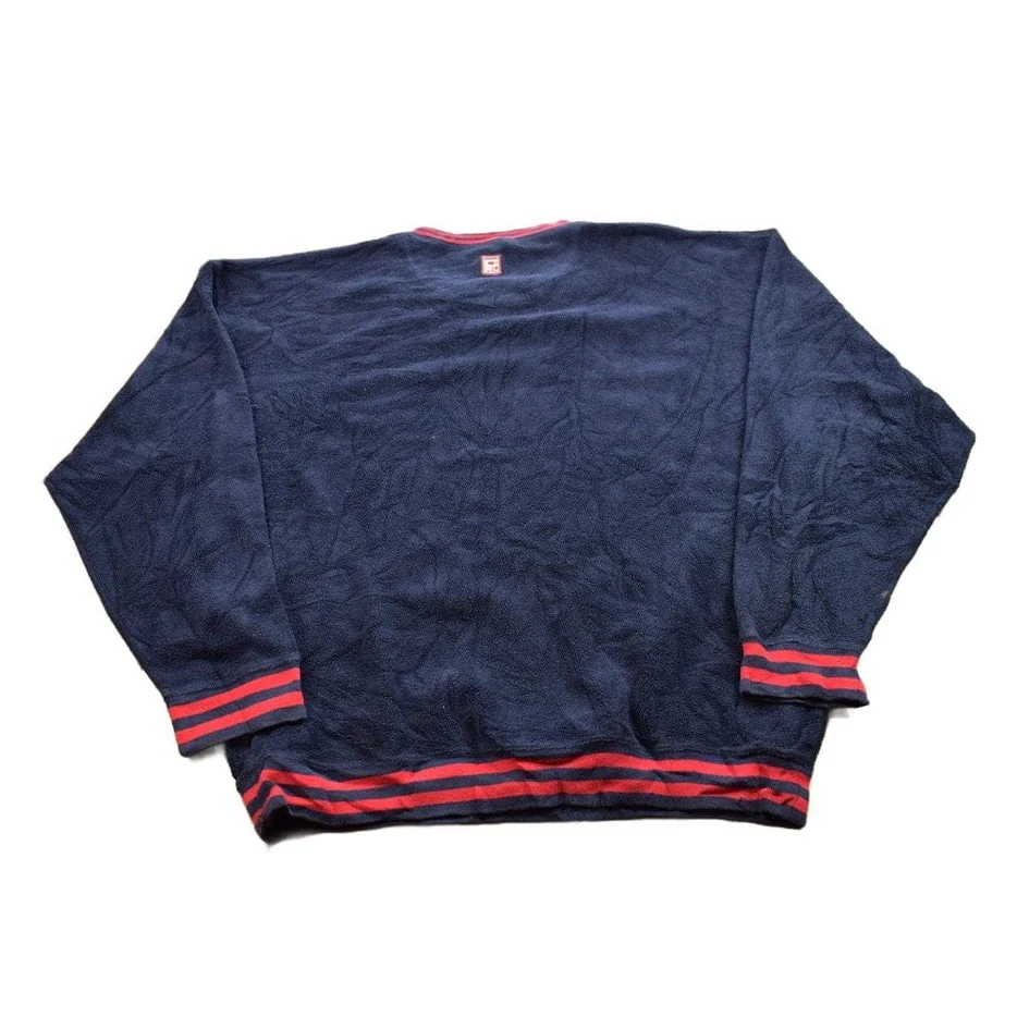 Vintage 1990s Chaps Ralph Lauren Blank Crewneck Sweatshirt Men's 2XL - Image 2