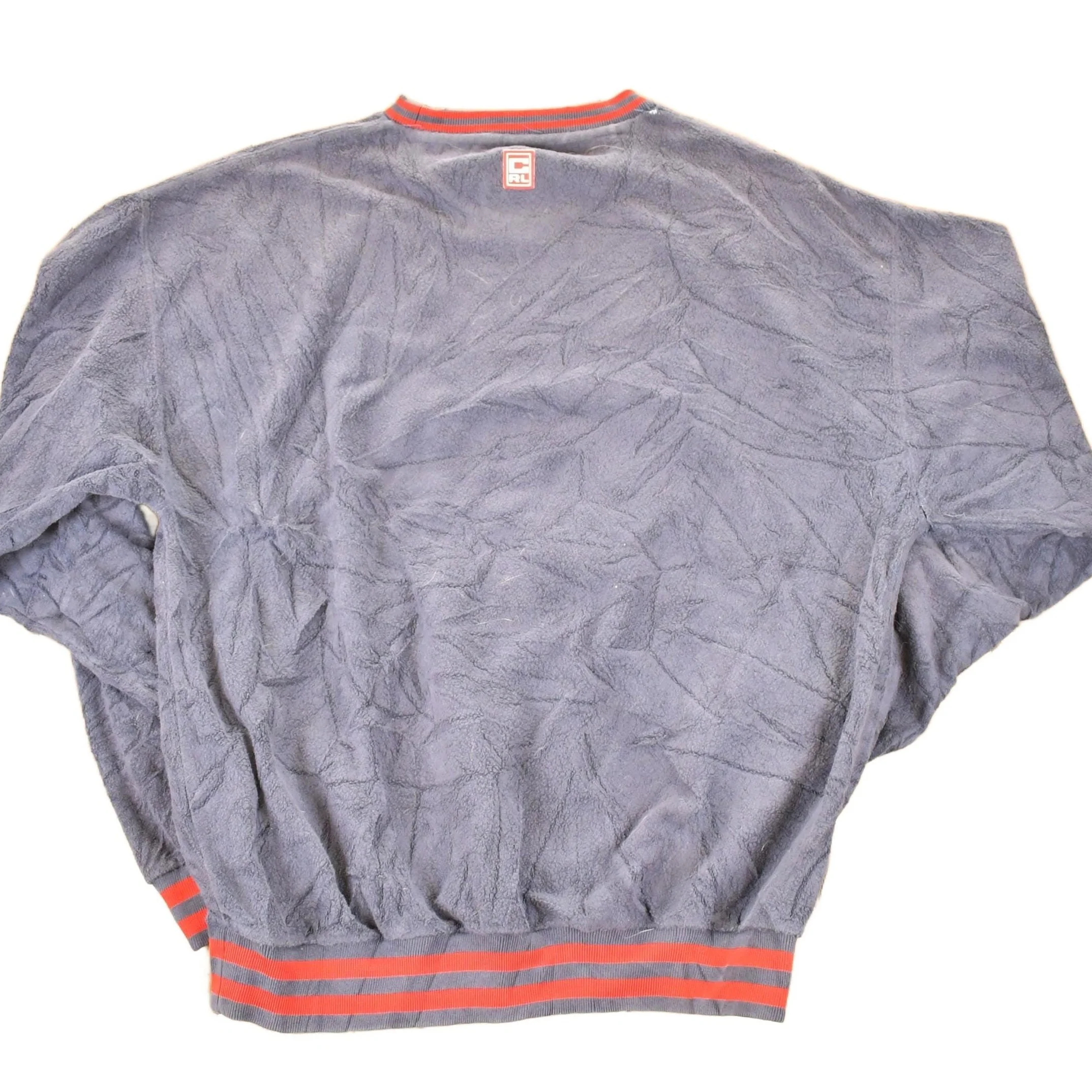 Vintage 1990s Chaps Ralph Lauren Fleece Outdoorsman Crewneck Sweater Men's L - Image 2