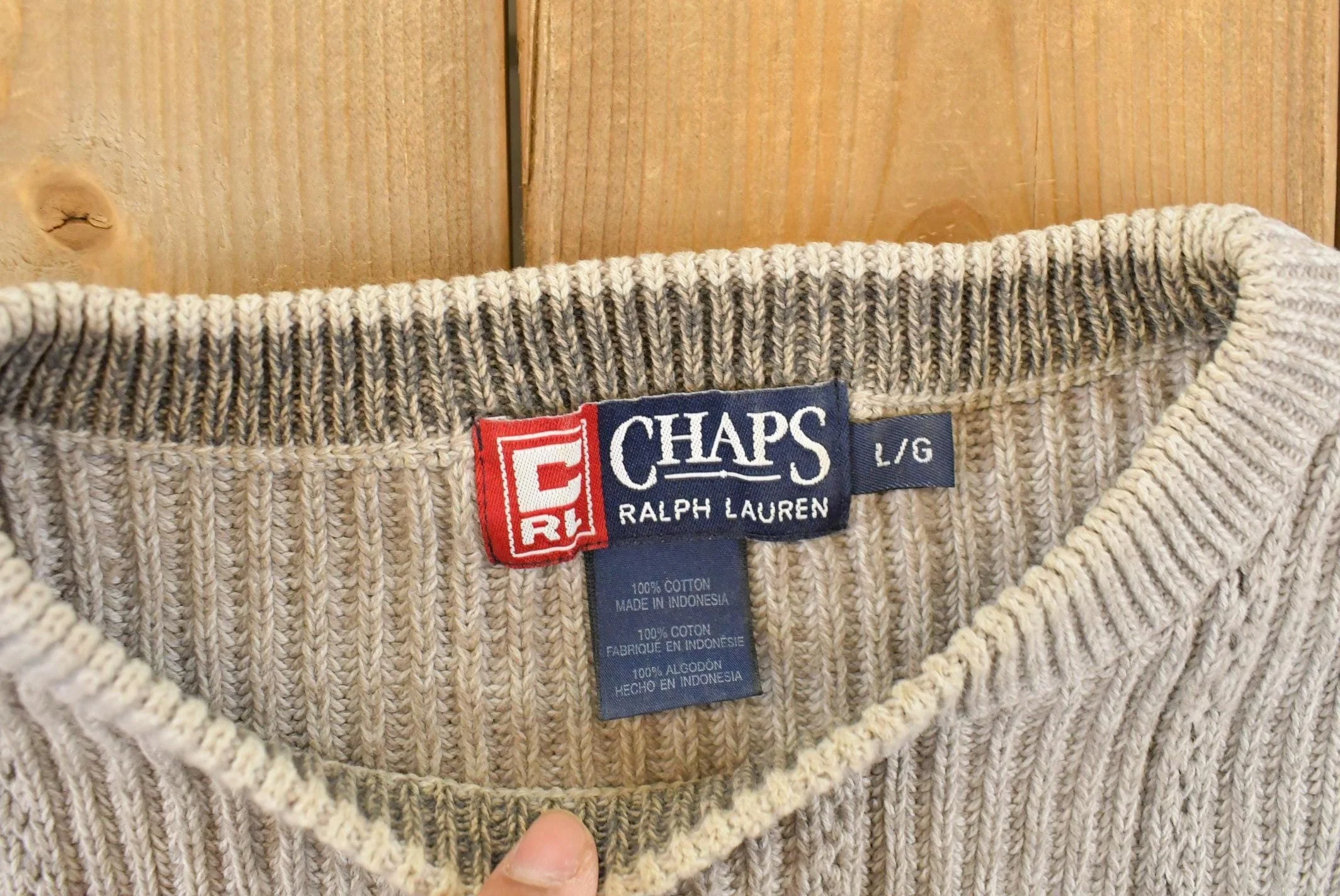 Vintage 1990s Chaps Ralph Lauren Knit Sweater Men's Large - Image 5